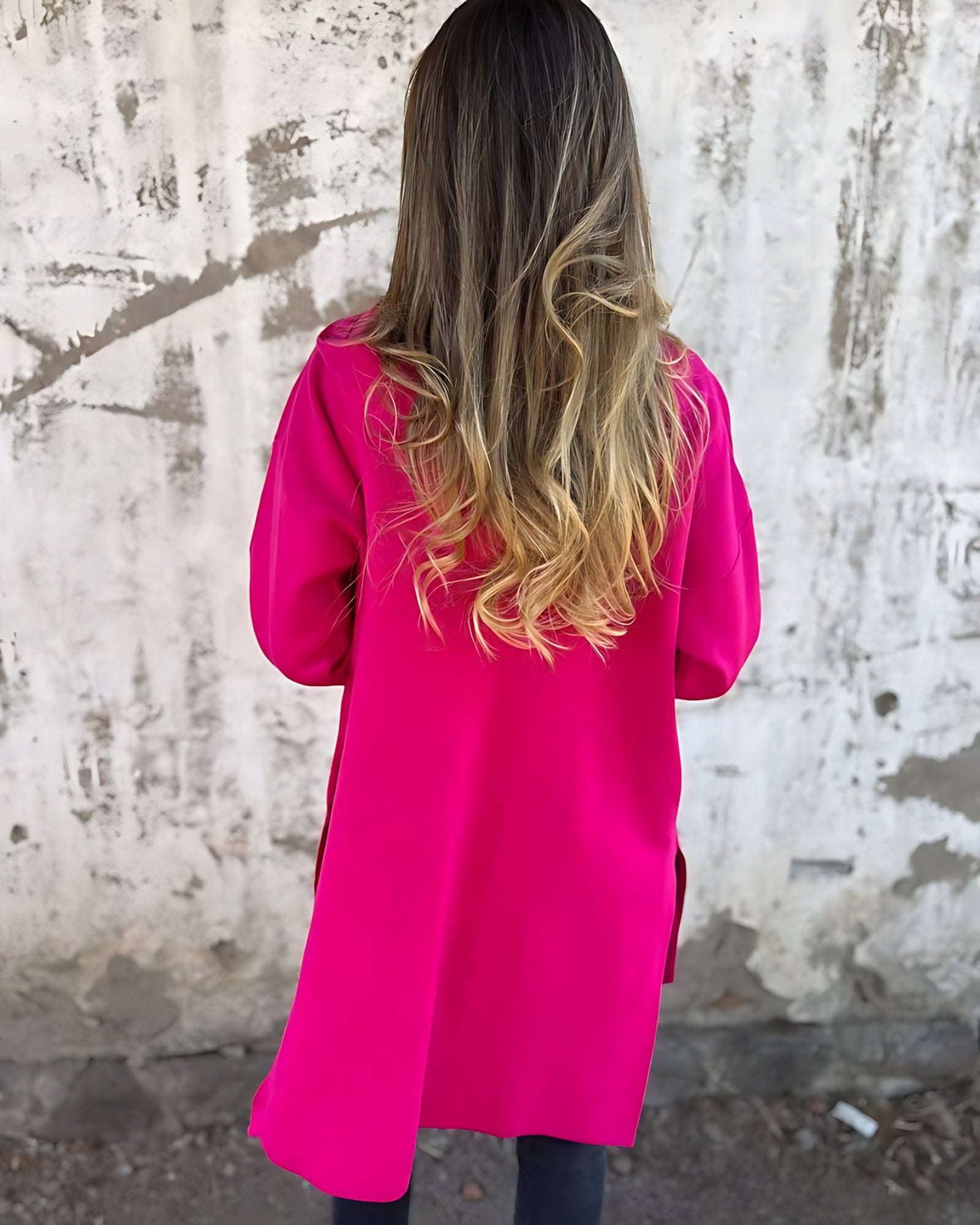 Paloma – Zip Up Long Sleeve Knit Cardigan