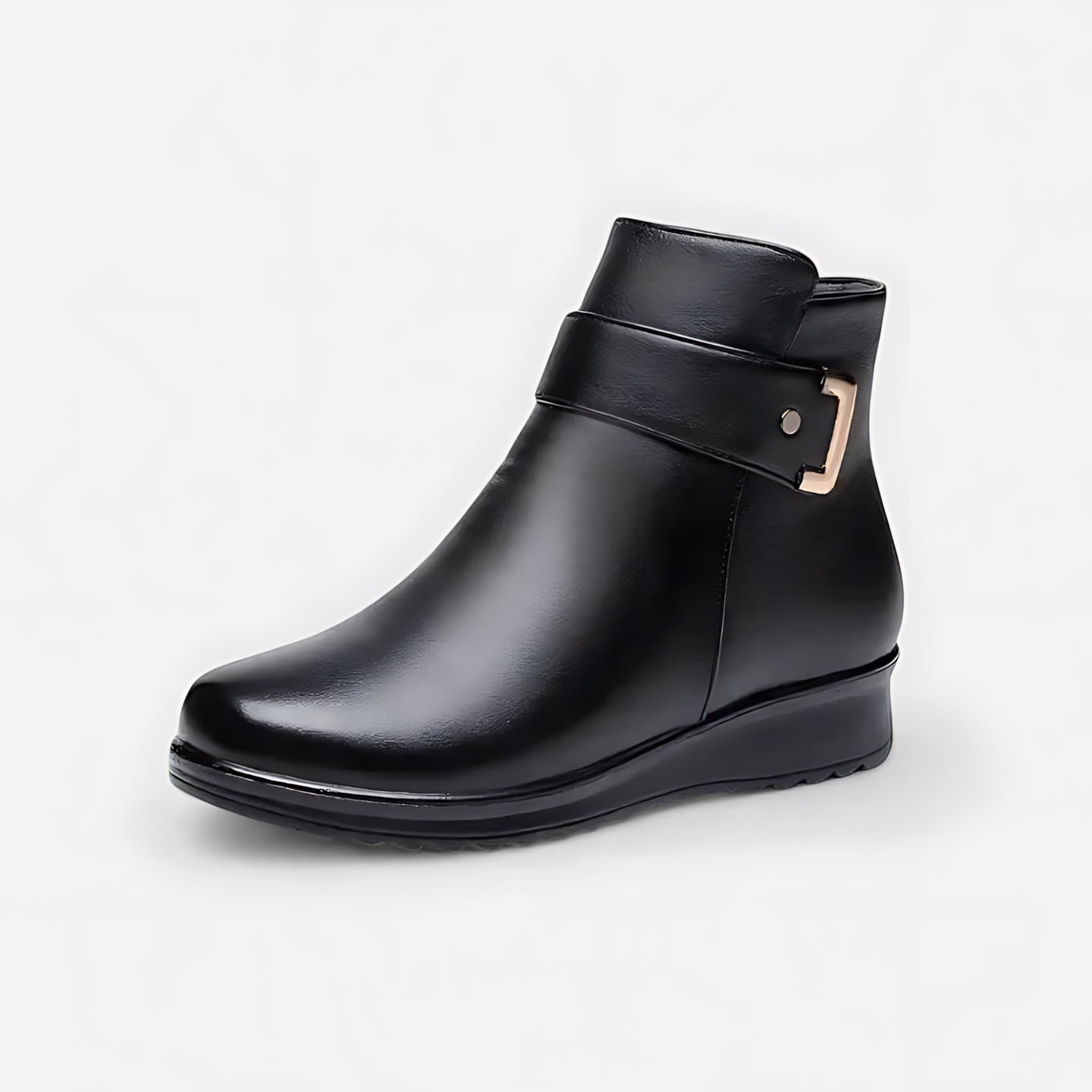 Peyton – Leather Faux Fur Lined Ankle Boots