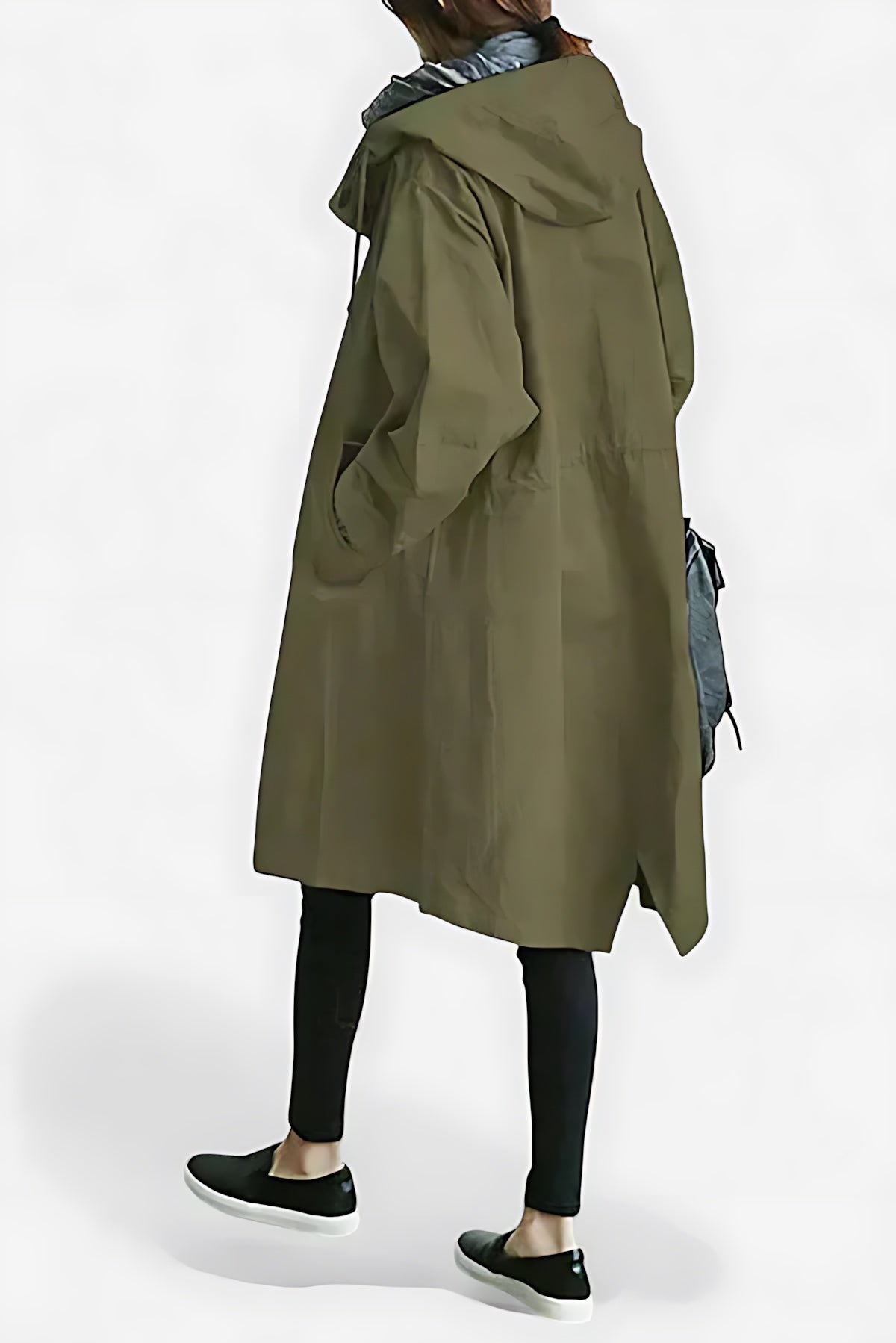 Priscilla – Button Up Longline Raincoat