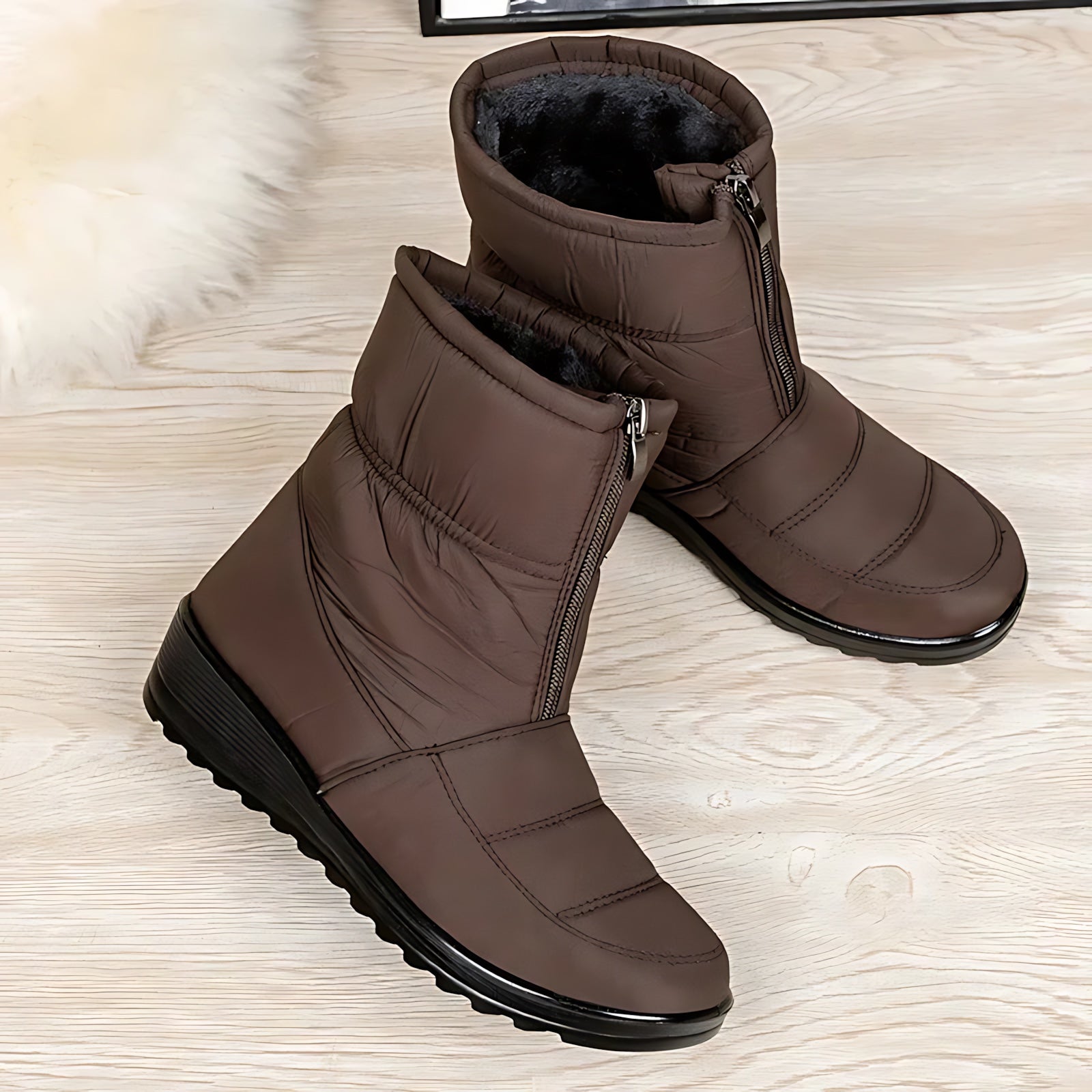 Rebecca – Lug Sole Ankle Snow Boots