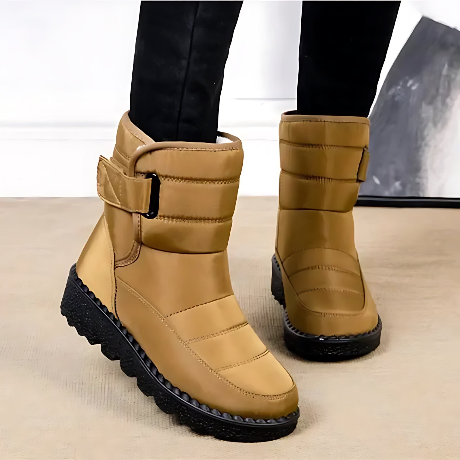 Rebecca – Lug Sole Ankle Snow Boots
