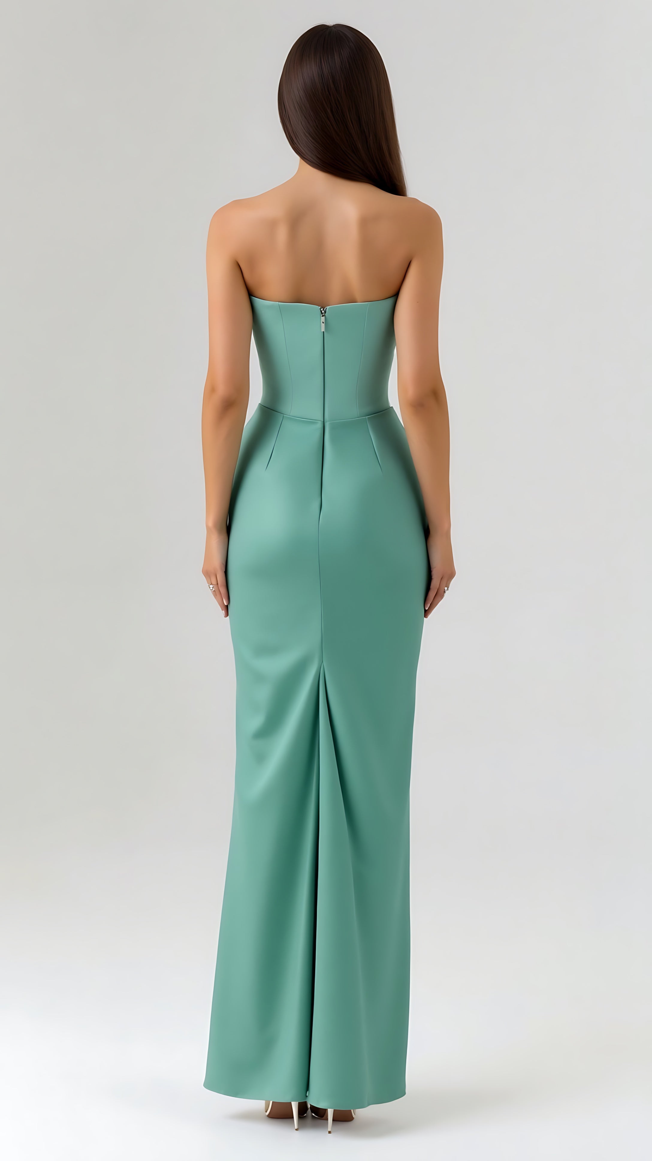 Renata – Strapless Bodycon Evening Maxi Dress