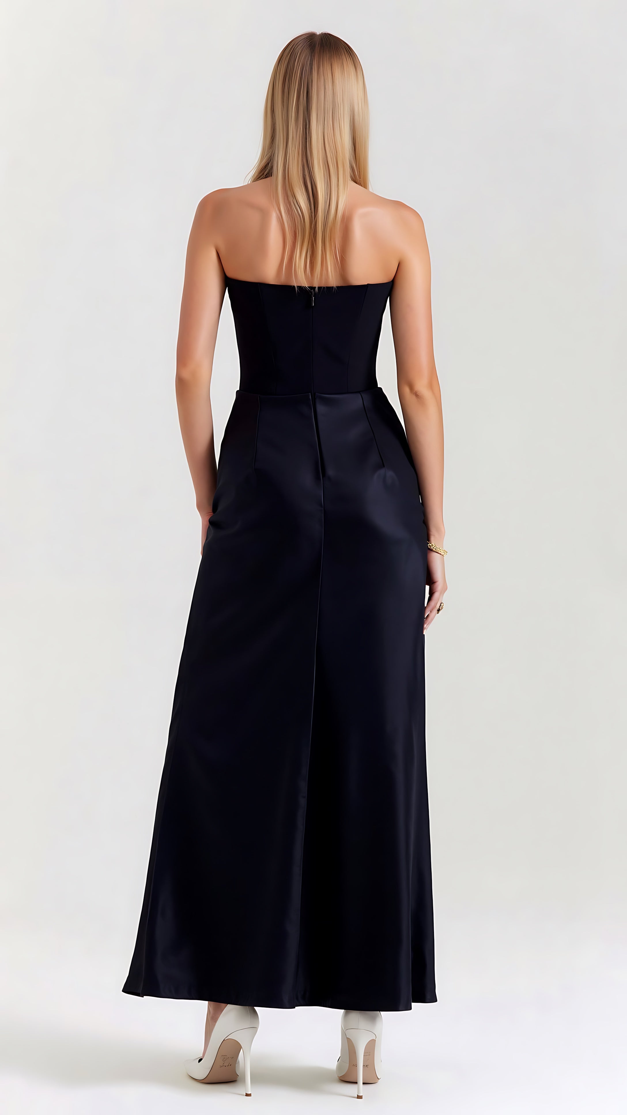 Renata – Strapless Bodycon Evening Maxi Dress