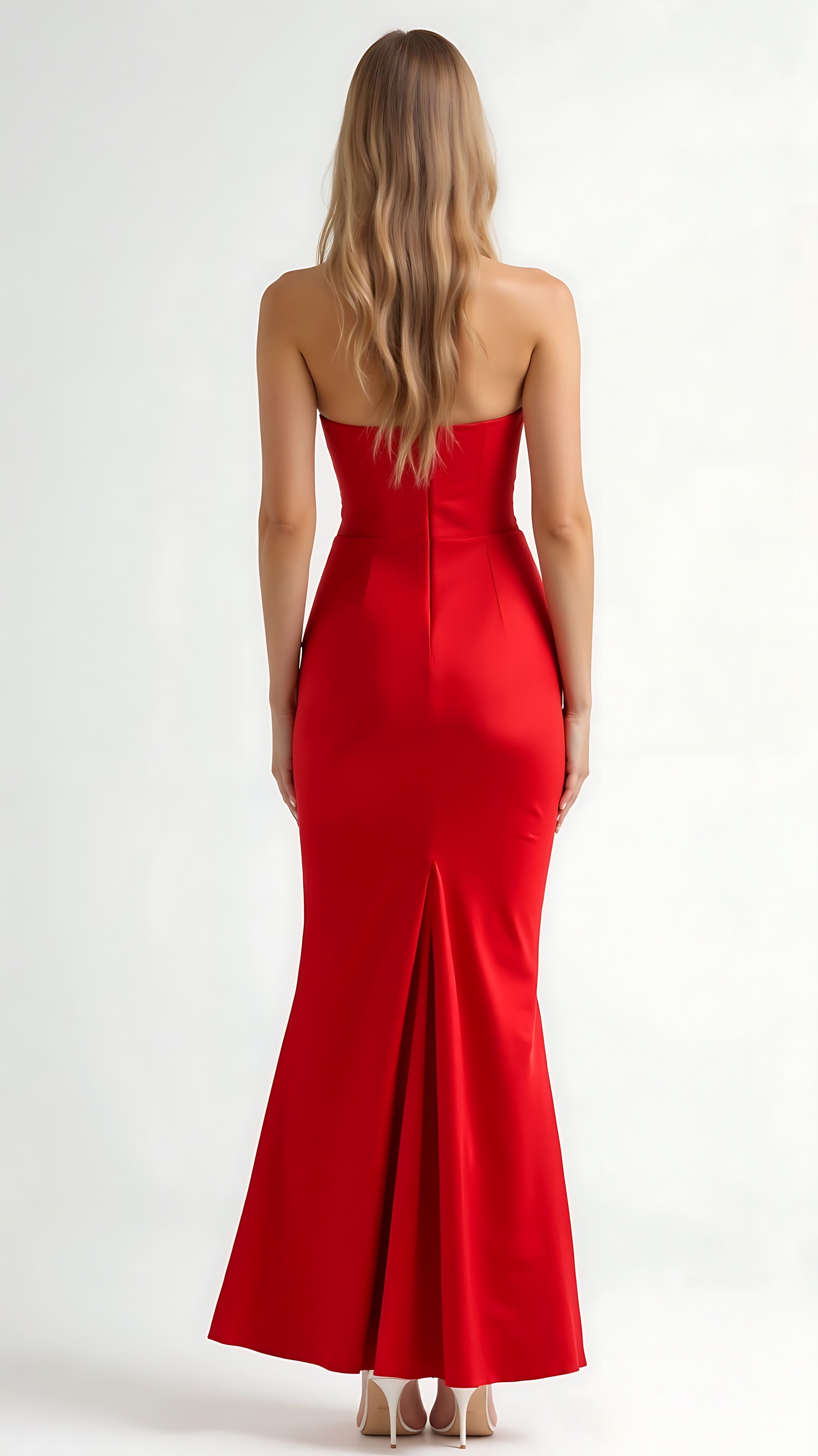 Renata – Strapless Bodycon Evening Maxi Dress