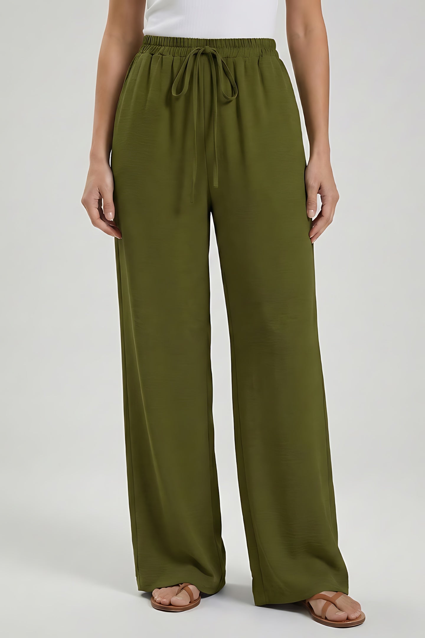 Rosalie – High Waist Wide Leg Palazzo Pants