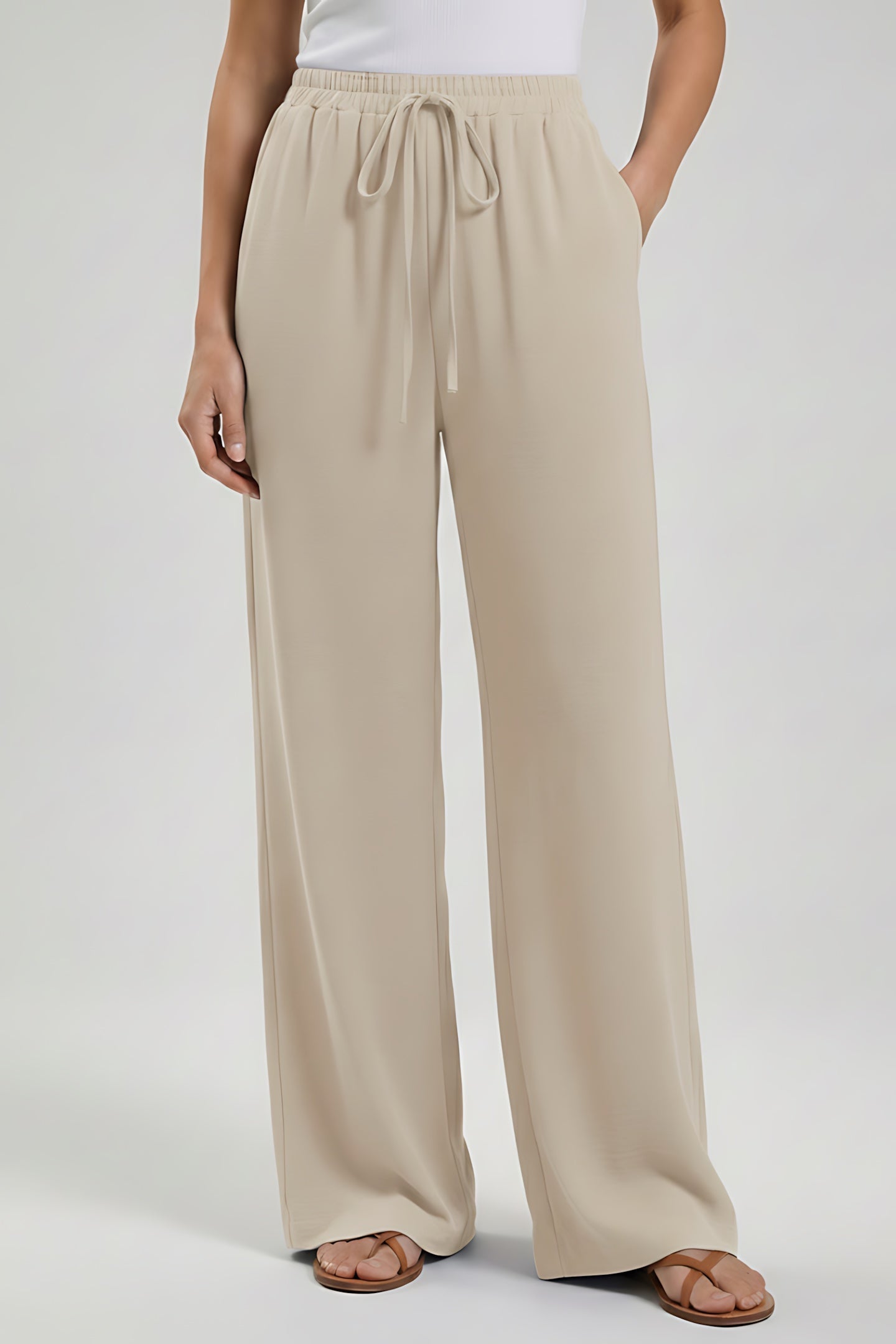 Rosalie – High Waist Wide Leg Palazzo Pants