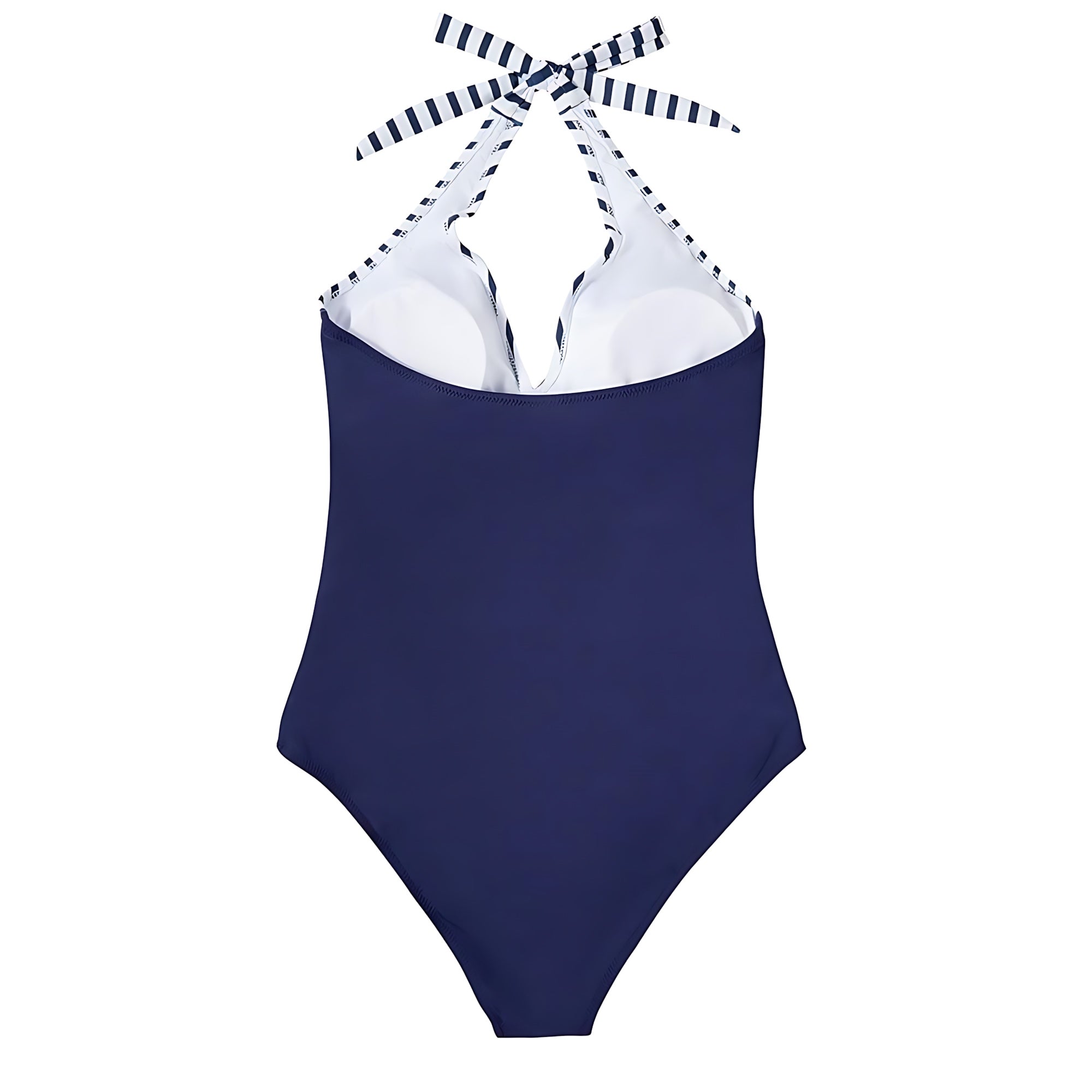 Ruby – Halter Tropical Print One Piece Swimsuit