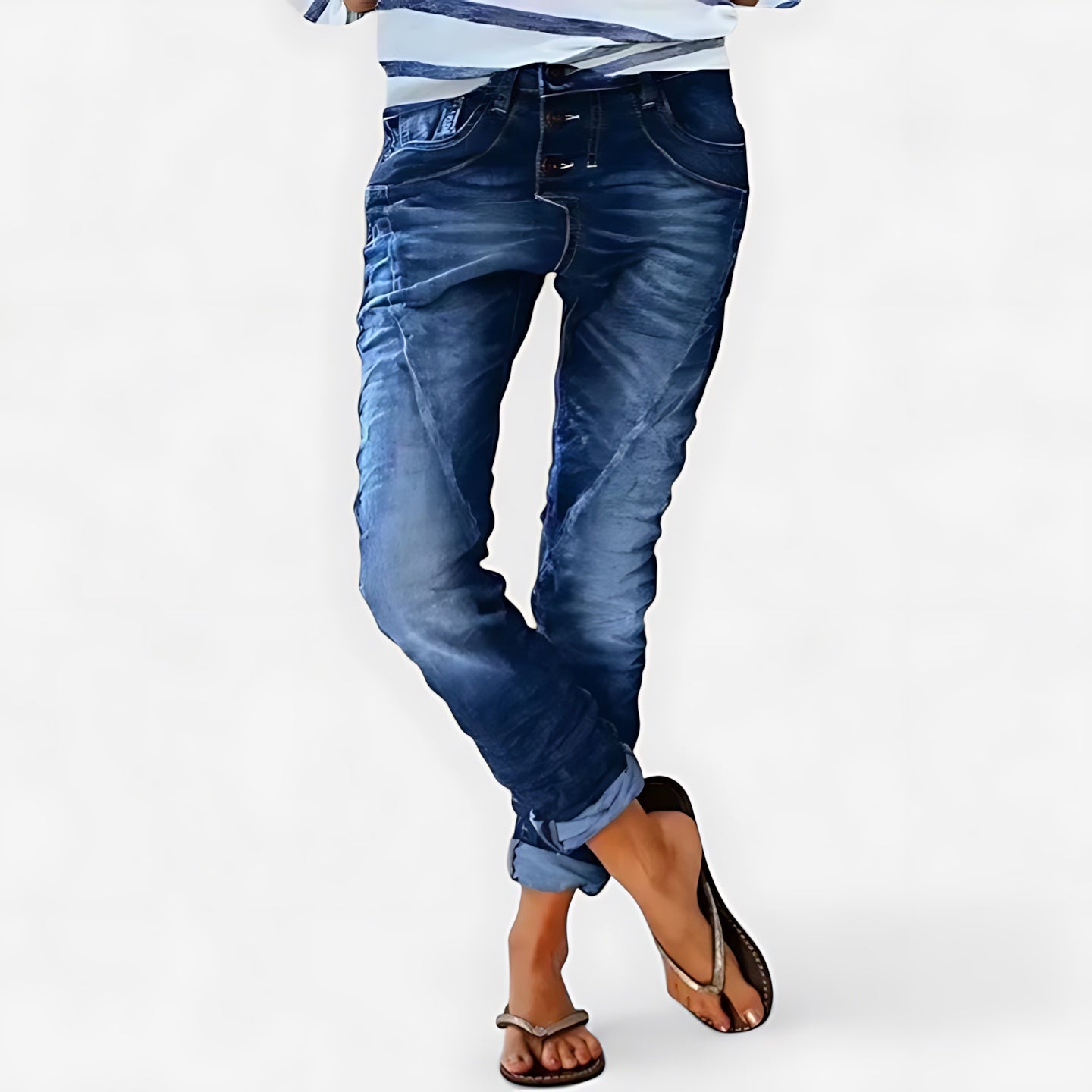 Ruby – Slouchy Distressed Jogger Jeans