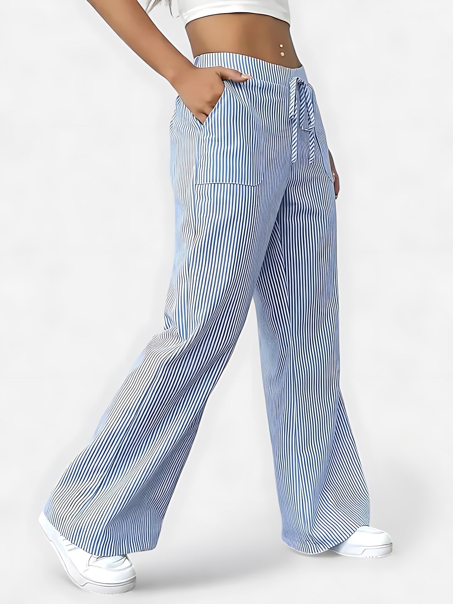 Rylee – Denim Wide Leg Pants