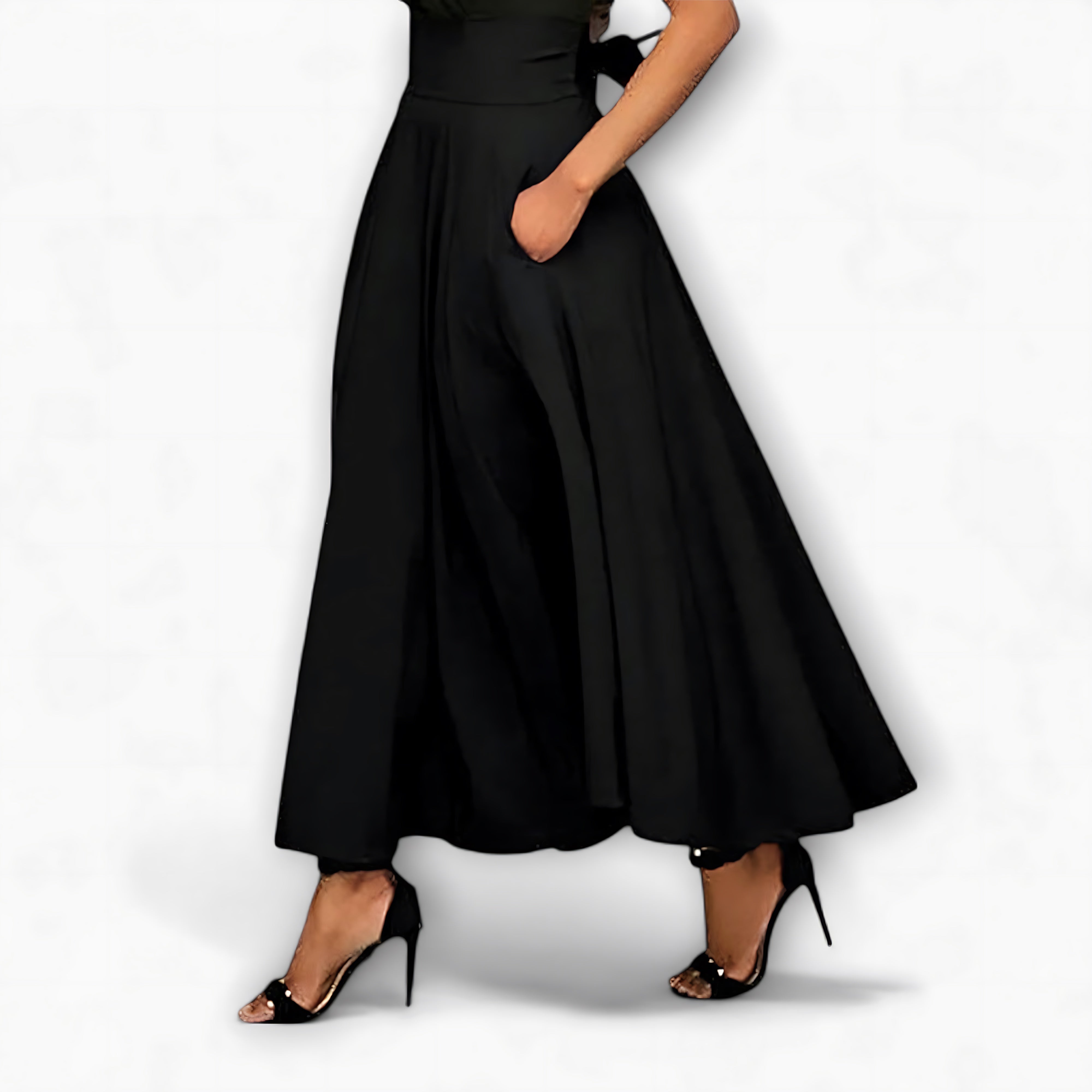 Sadie – High Waist A-Line Maxi Skirt