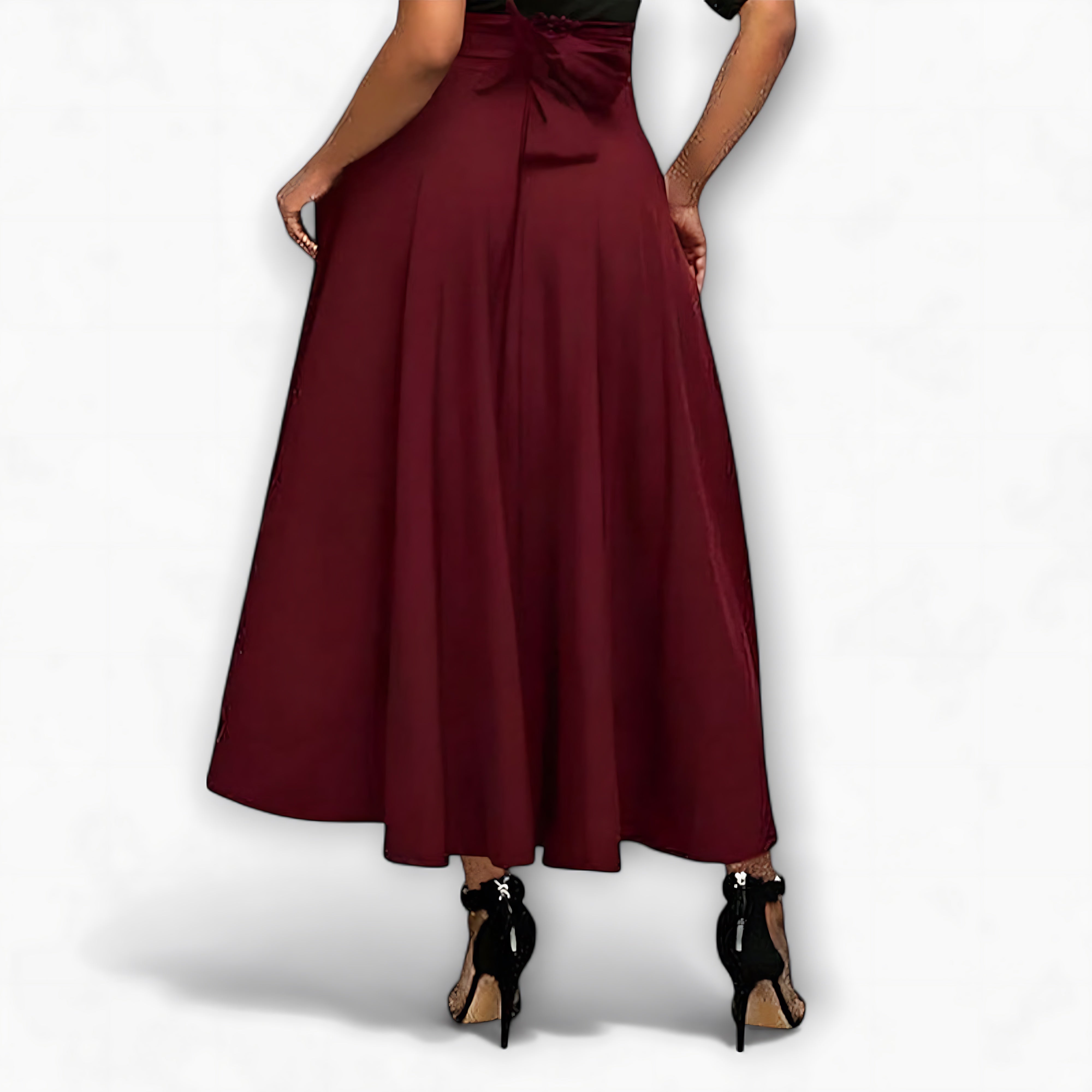 Sadie – High Waist A-Line Maxi Skirt