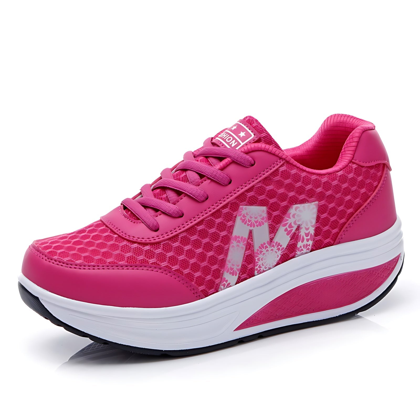 Sara – Platform Lace Up Walking Sneakers