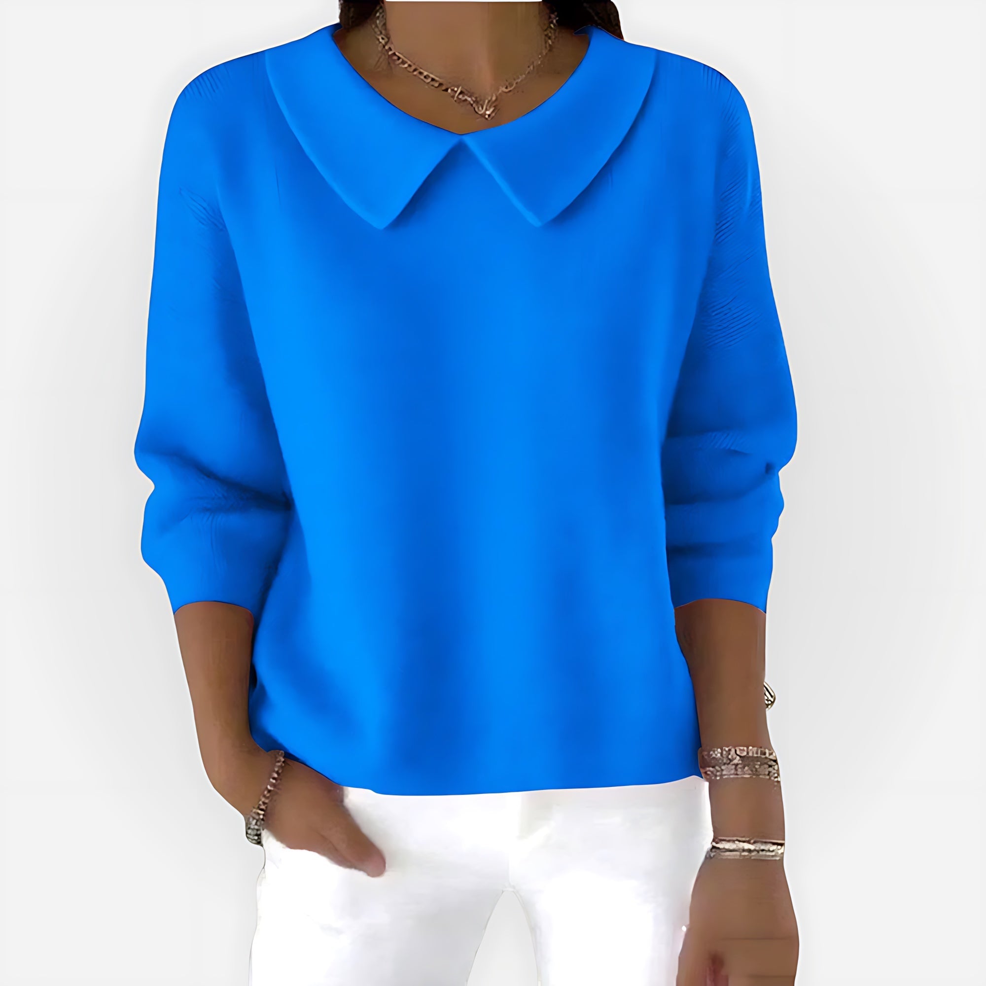 Sarah – Peter Pan Collar Knit Sweater