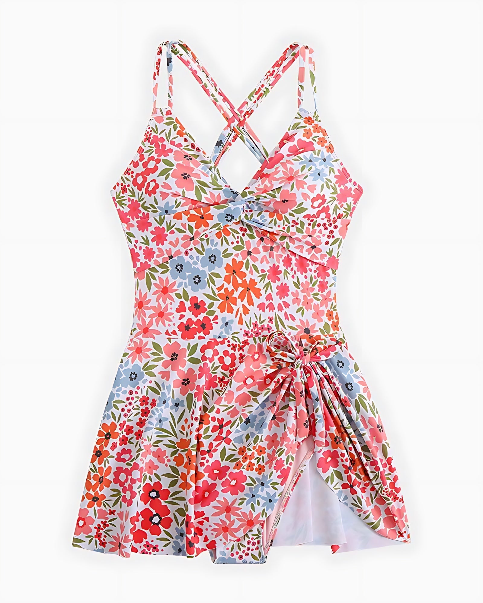Serenity – V Neck Wrap Swimdress