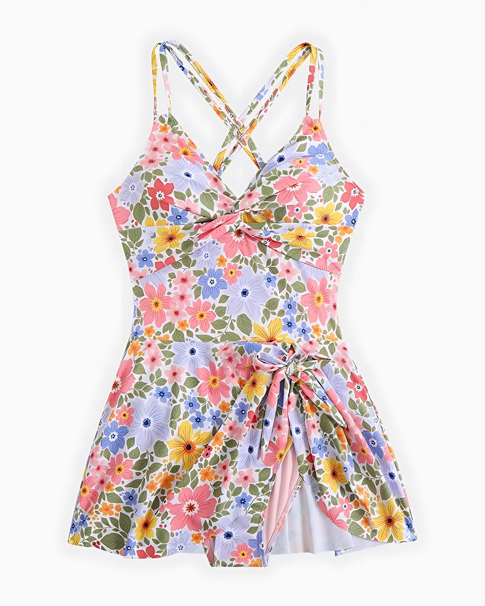 Serenity – V Neck Wrap Swimdress