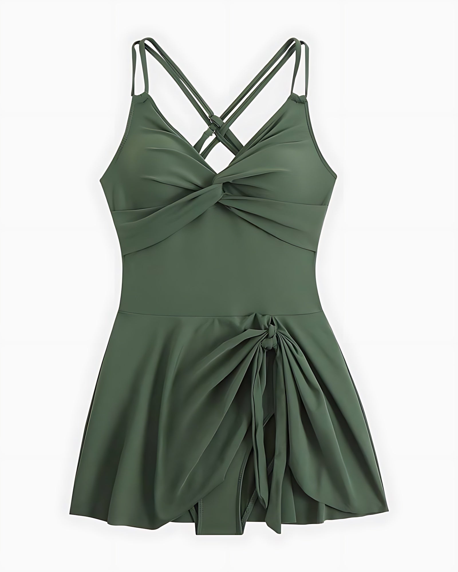 Serenity – V Neck Wrap Swimdress