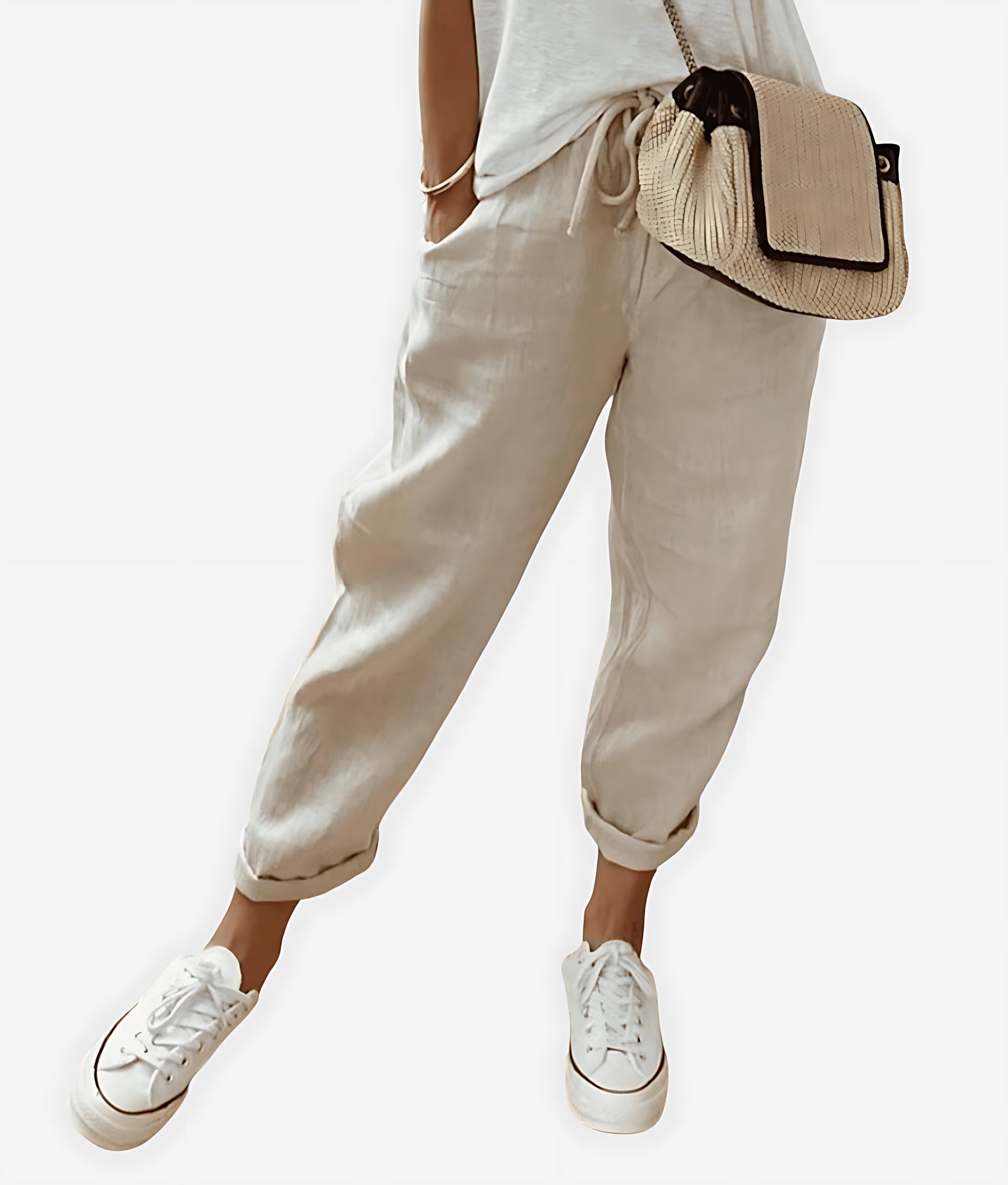 Sienna – Abstract Print Jogger Pants