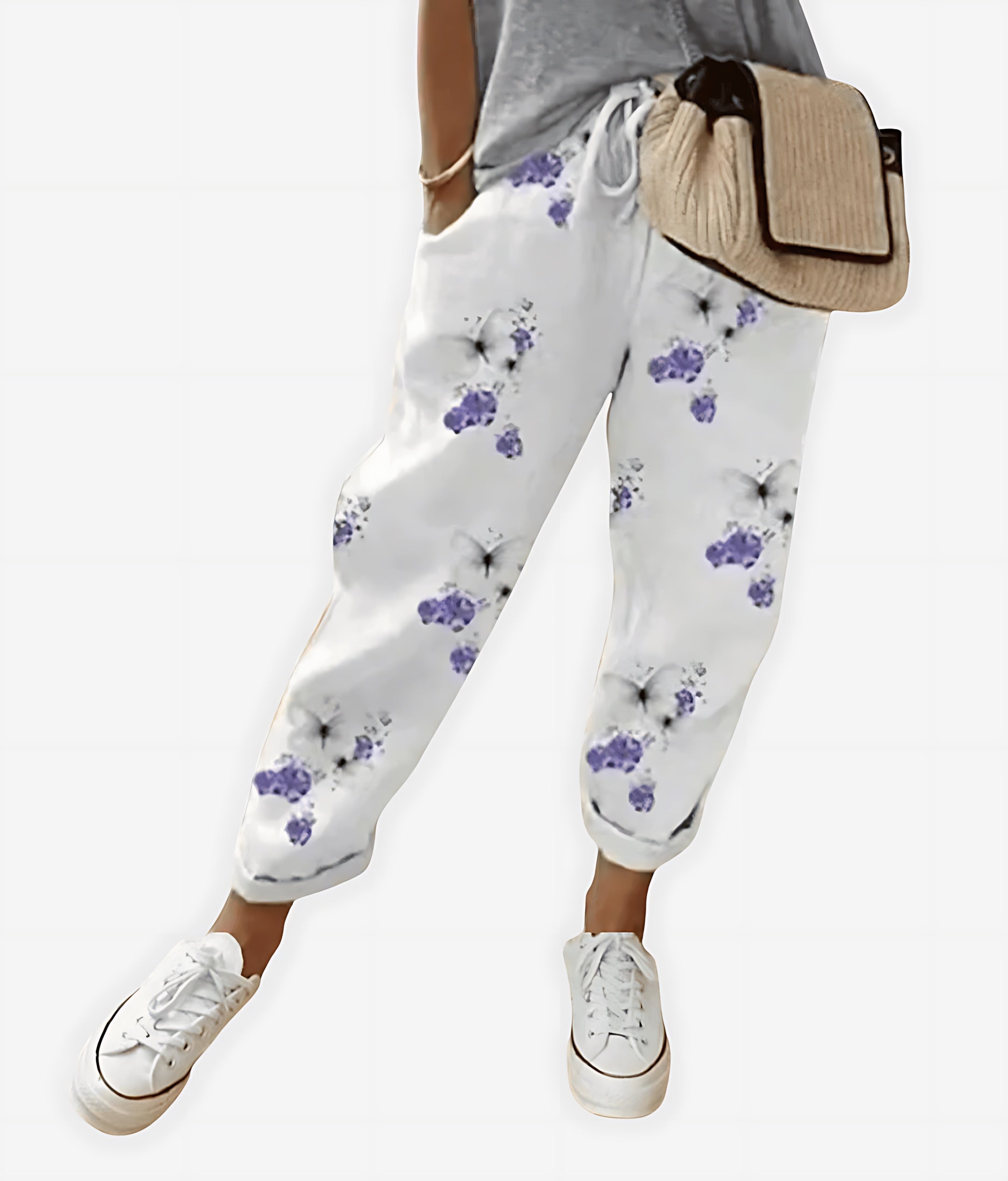 Sienna – Abstract Print Jogger Pants