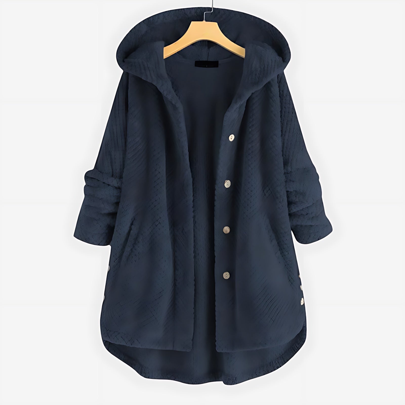 Sienna – Sherpa Fleece Button Up Jacket
