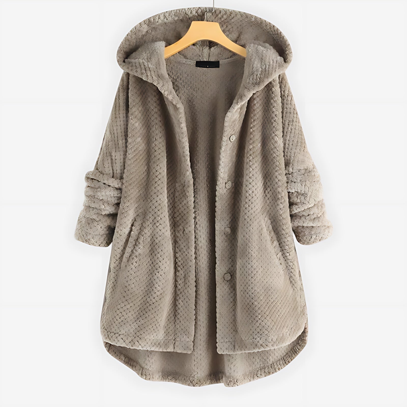 Sienna – Sherpa Fleece Button Up Jacket