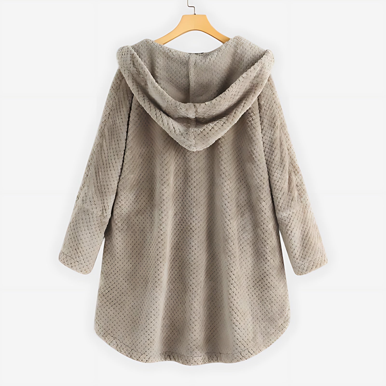 Sienna – Sherpa Fleece Button Up Jacket