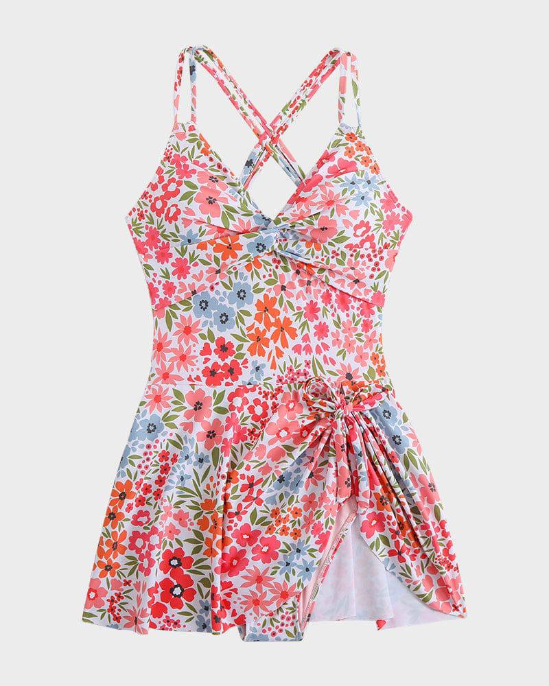Serenity – V Neck Wrap Swimdress