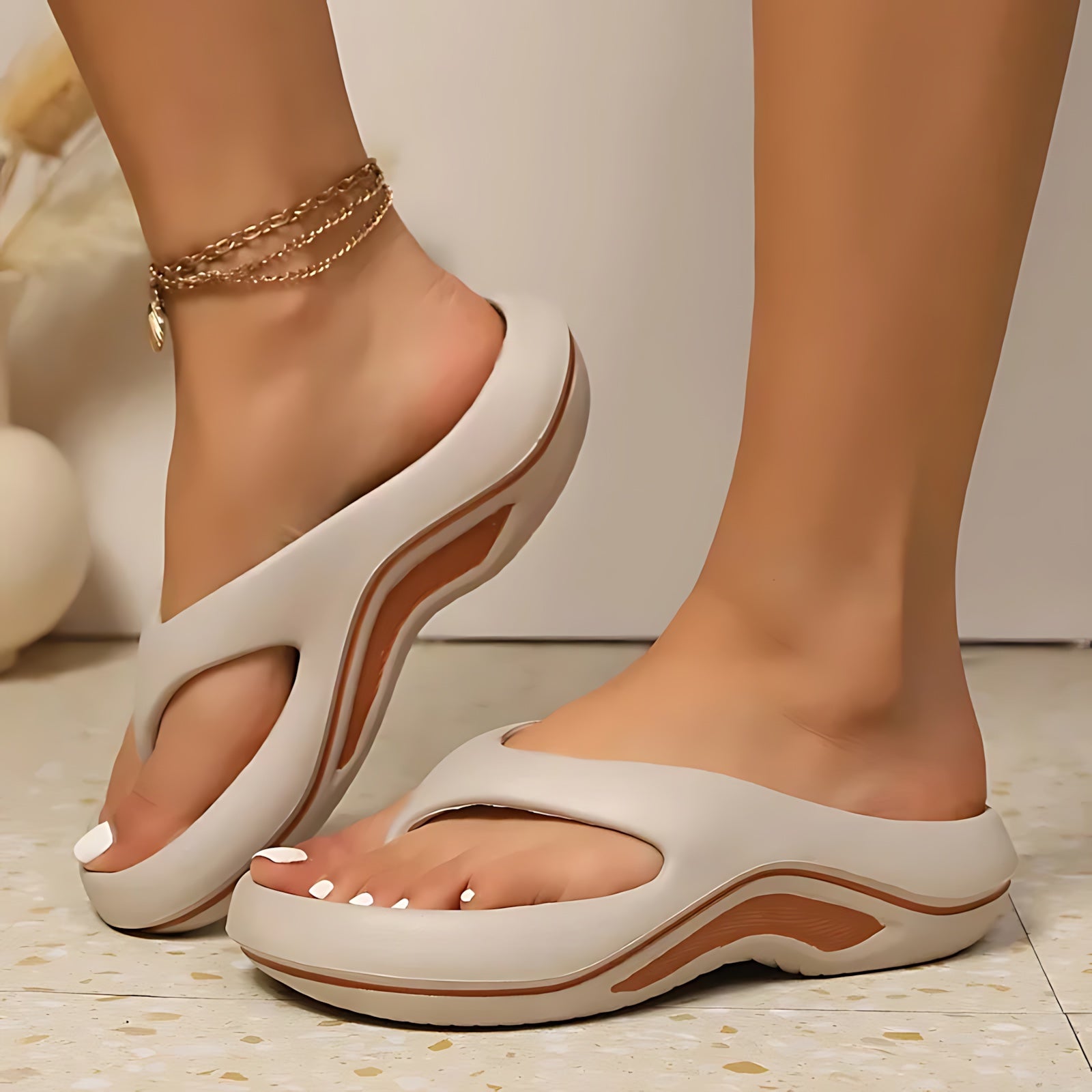 Sloane – Chunky Platform Thong Sandals