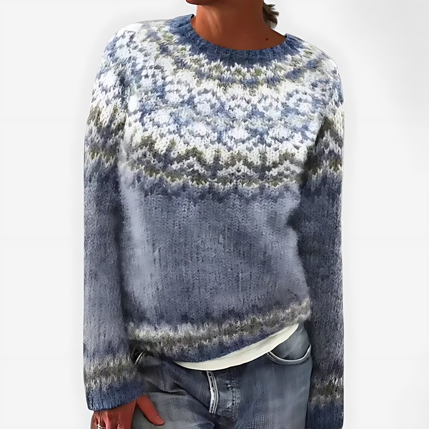 Sofia – Nordic Fair Isle Knit Sweater