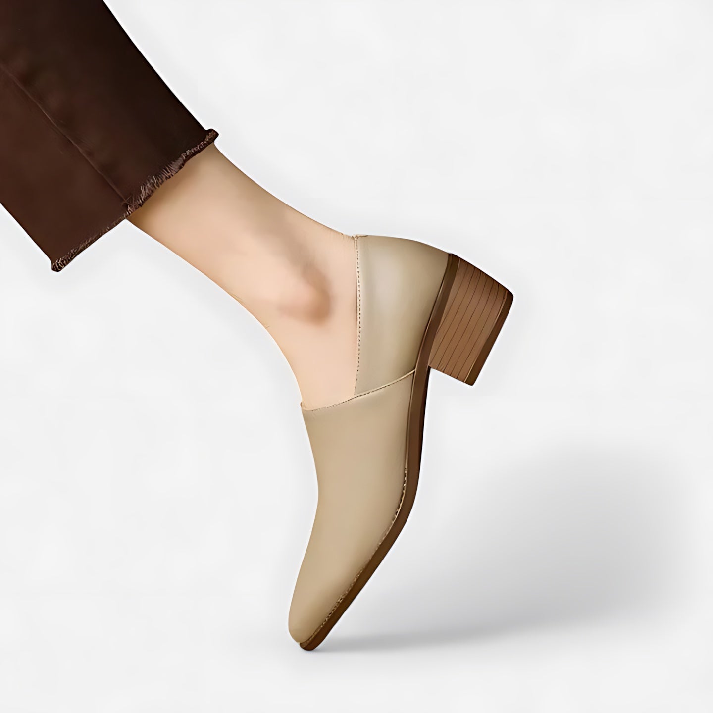 Sophia – Pointed Toe Slip On Ballet Flats