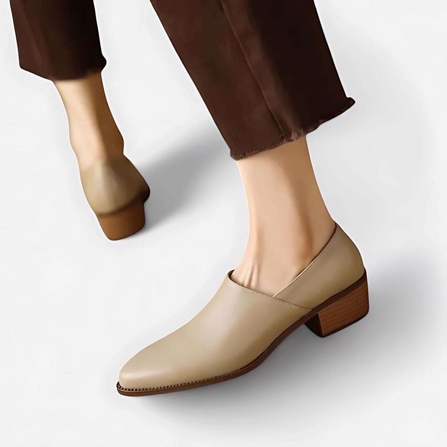 Sophia – Pointed Toe Slip On Ballet Flats