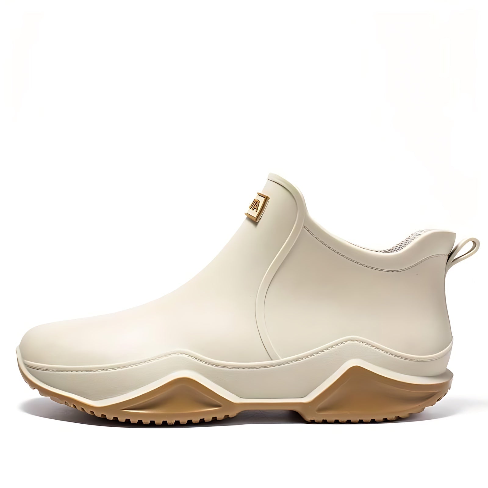 Sophia – Rubber Chunky Sole Ankle Rain Boots