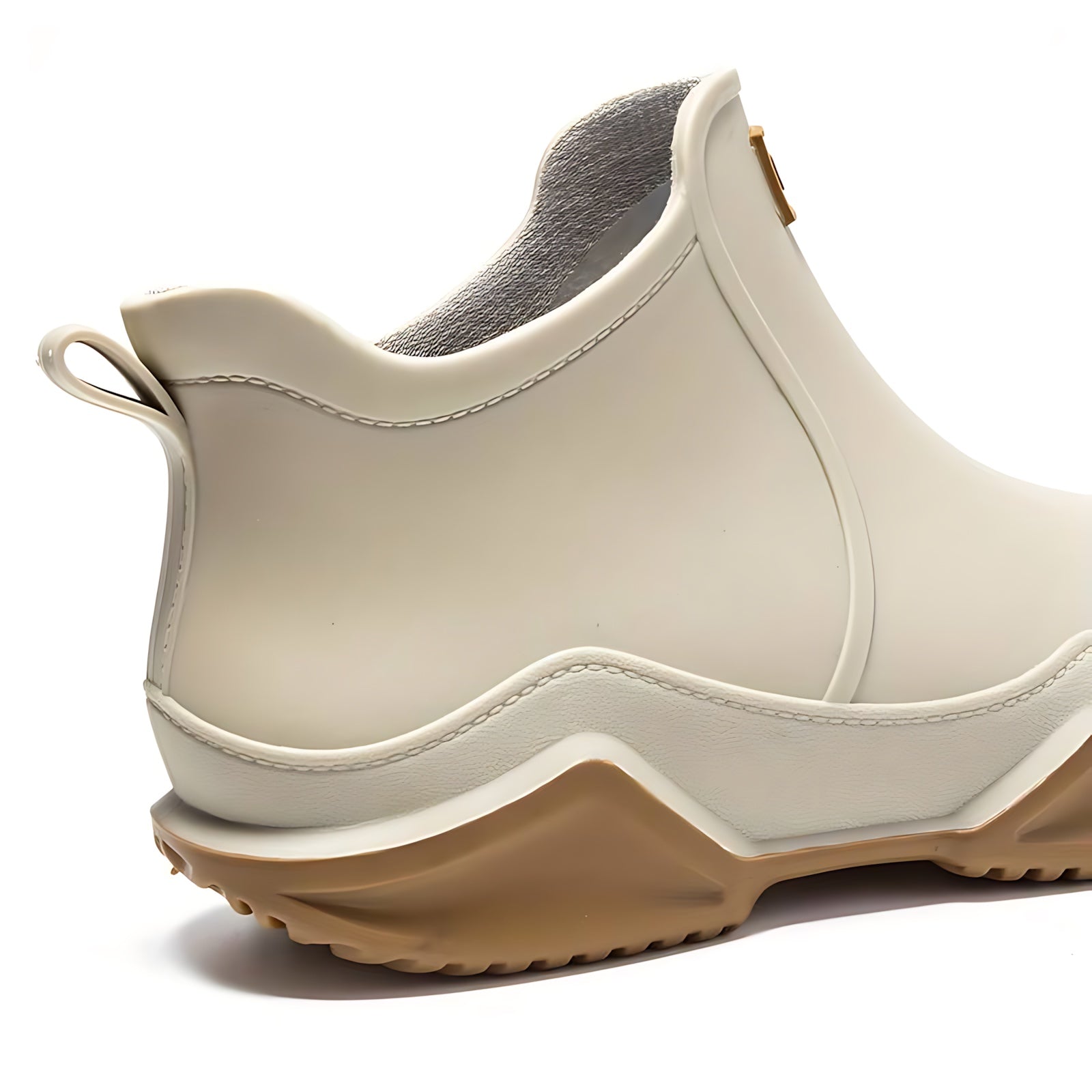 Sophia – Rubber Chunky Sole Ankle Rain Boots