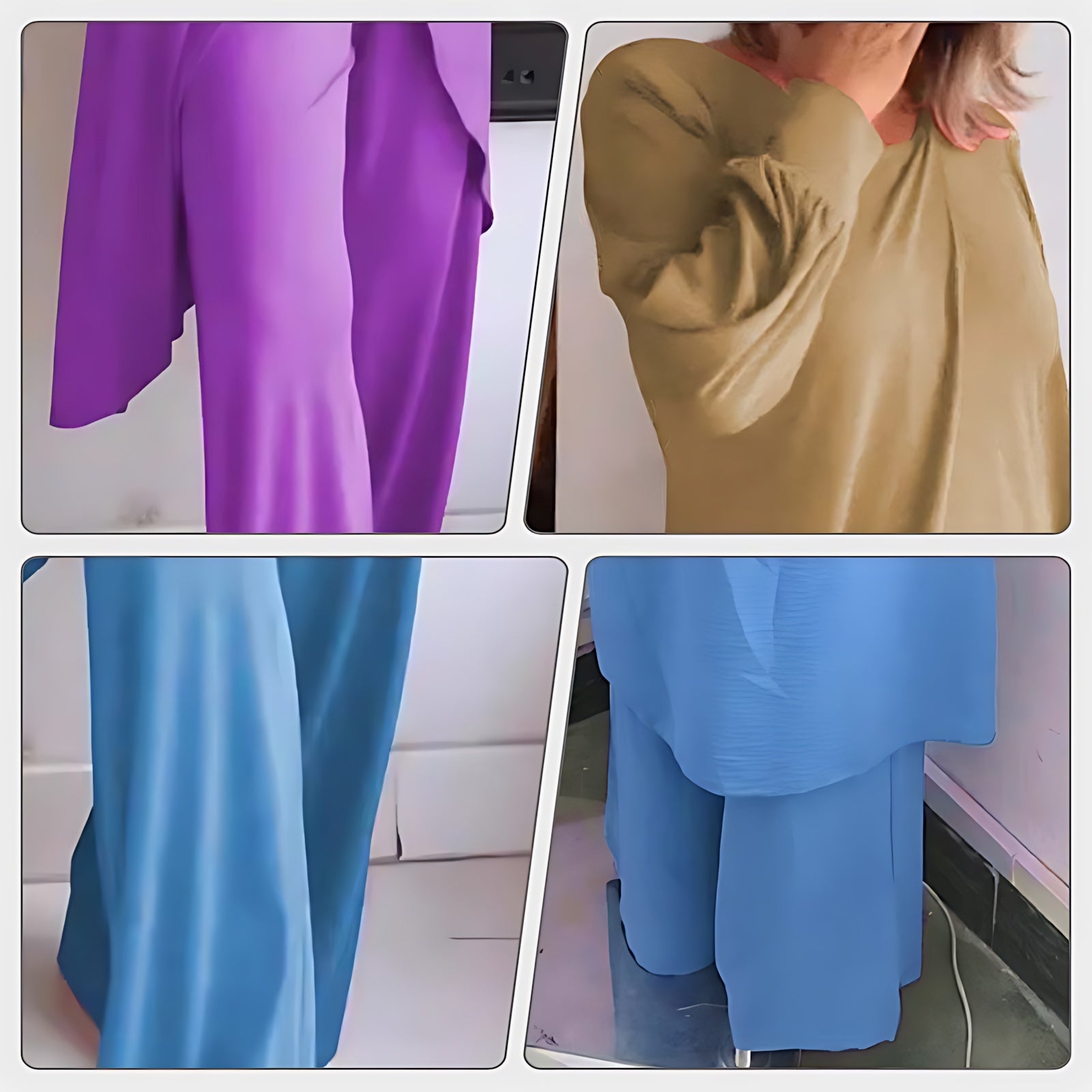 Sophie – High Low Tunic Shirt and Wide Leg Pants Set