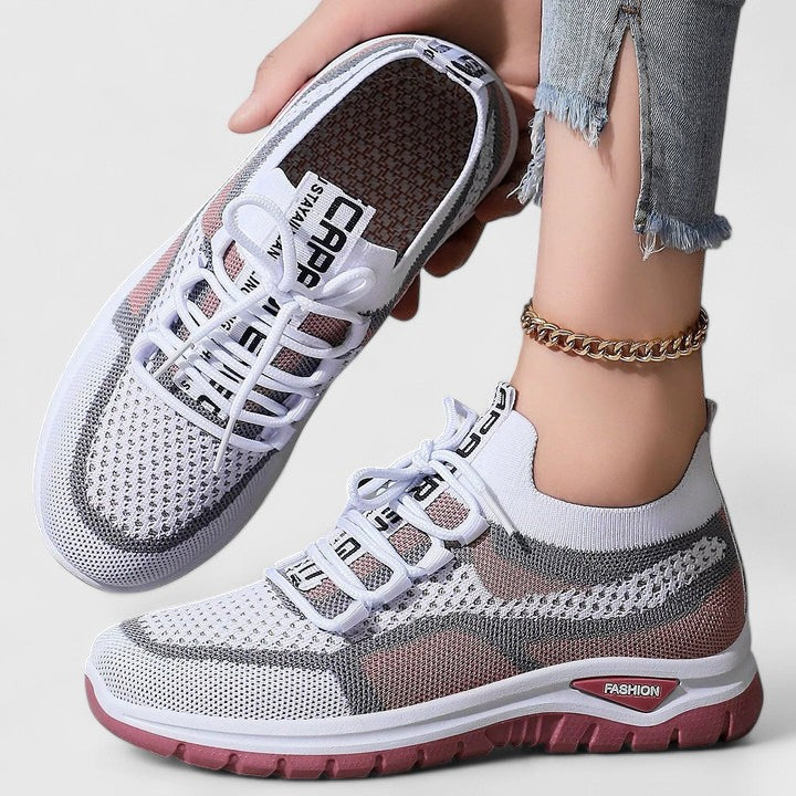 Lillian – Lace Up Chunky Sole Athletic Sneakers