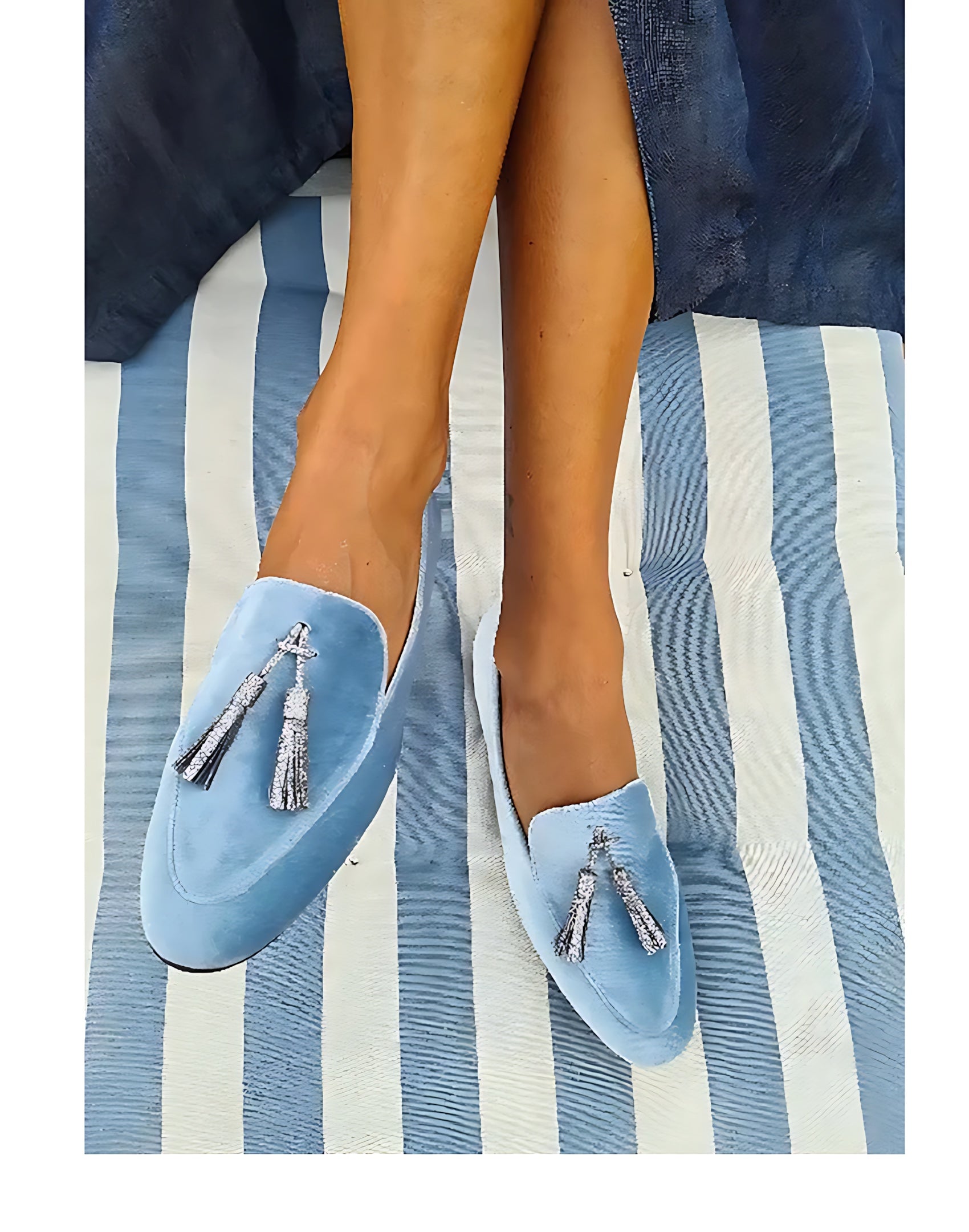 Stella – Suede Tassel Loafers