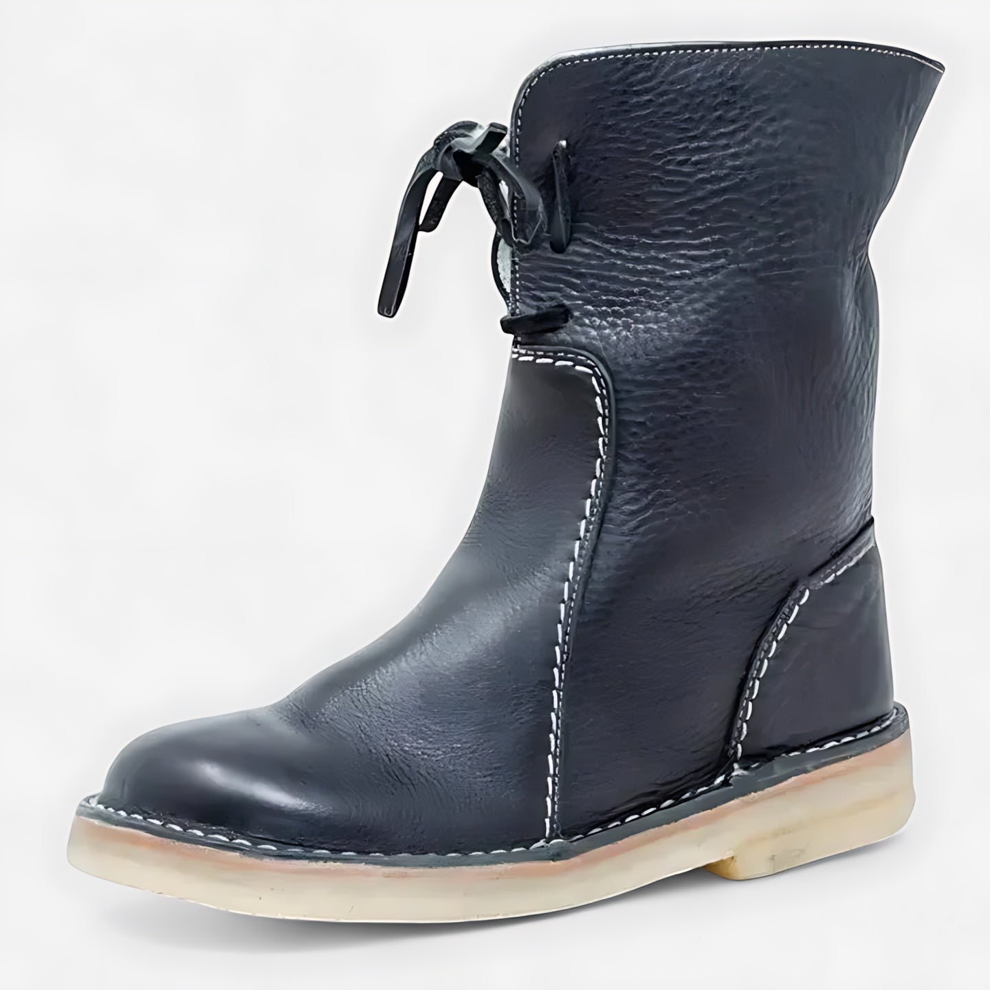 Talia – Suede Faux Fur Trim Ankle Boots
