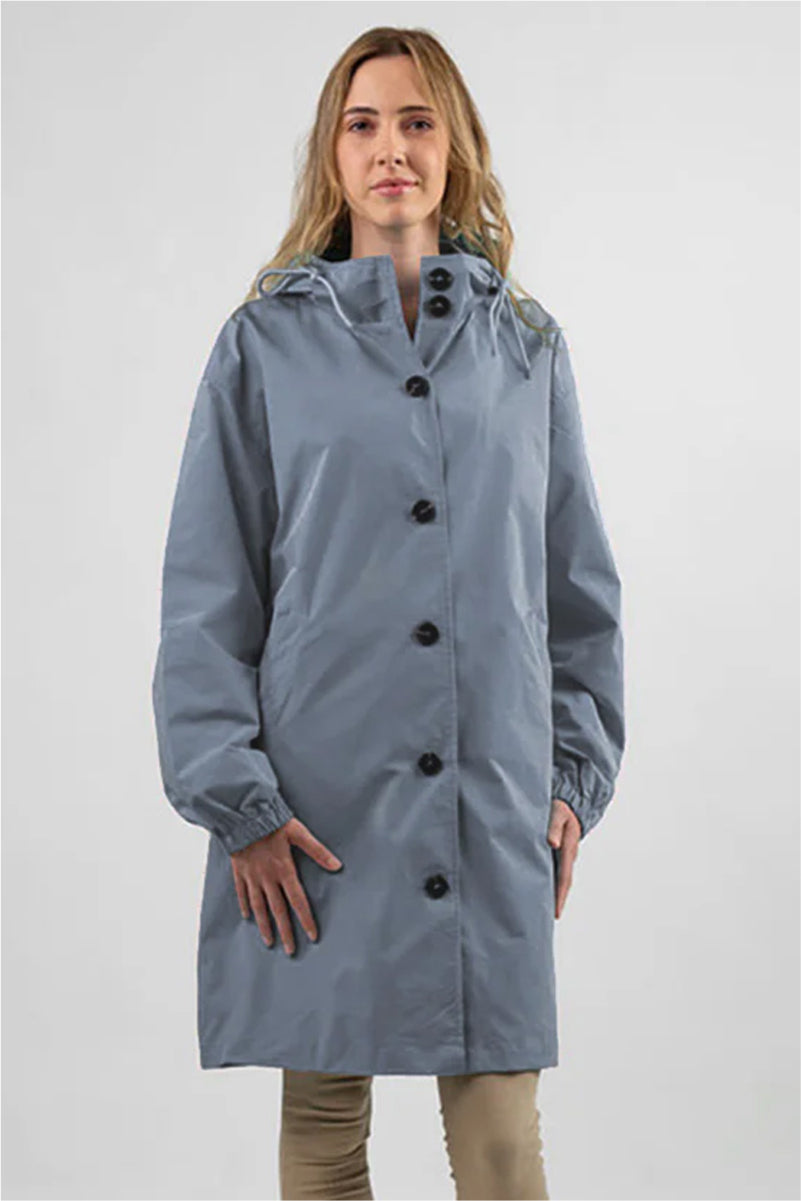 Kinsley – Oversized Longline Windbreaker Jacket