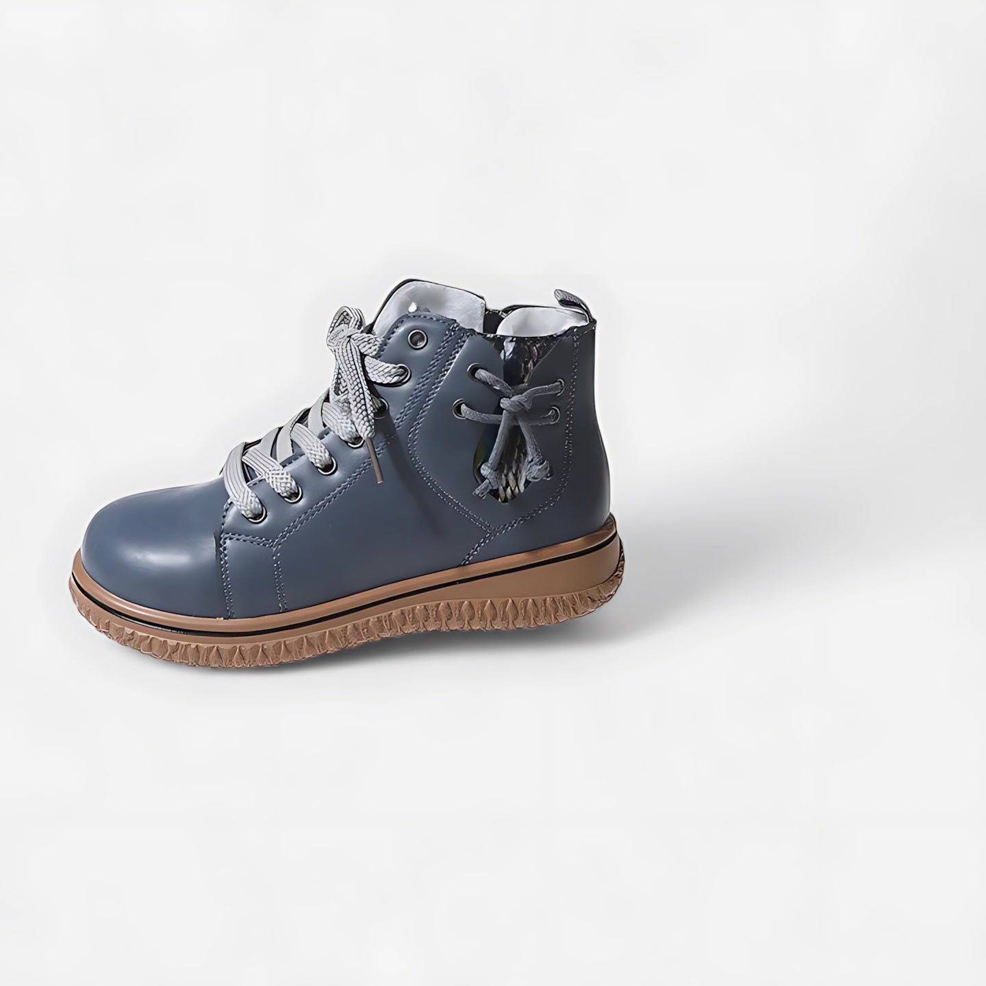 Thea – Leather Lace Up Ankle Boots