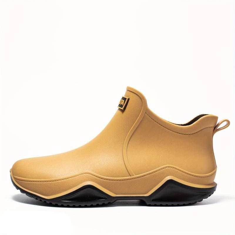 Sophia – Rubber Chunky Sole Ankle Rain Boots