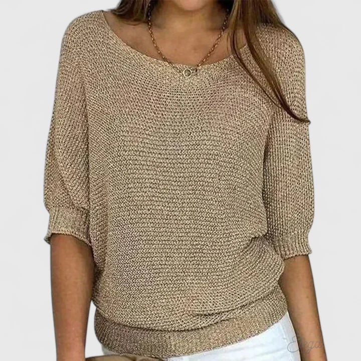 Sophie – Dolman Sleeve Lightweight Knit Top