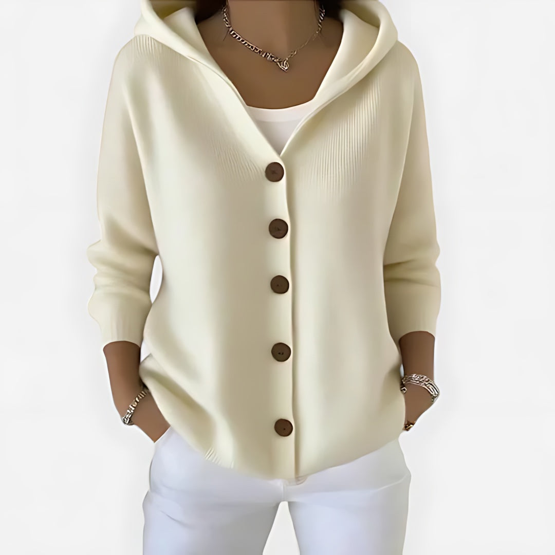 Veronica – Relaxed Fit Button Up Knit Cardigan
