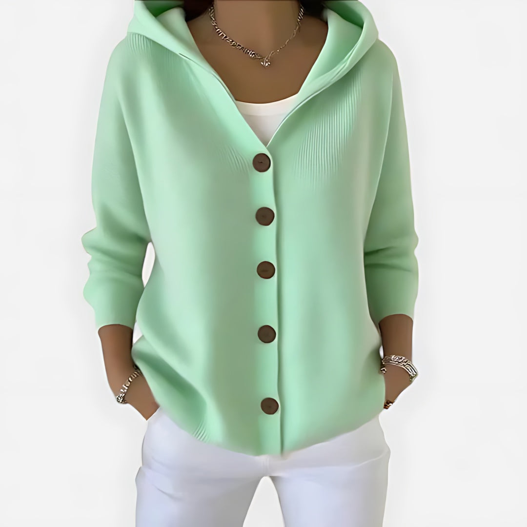 Veronica – Relaxed Fit Button Up Knit Cardigan