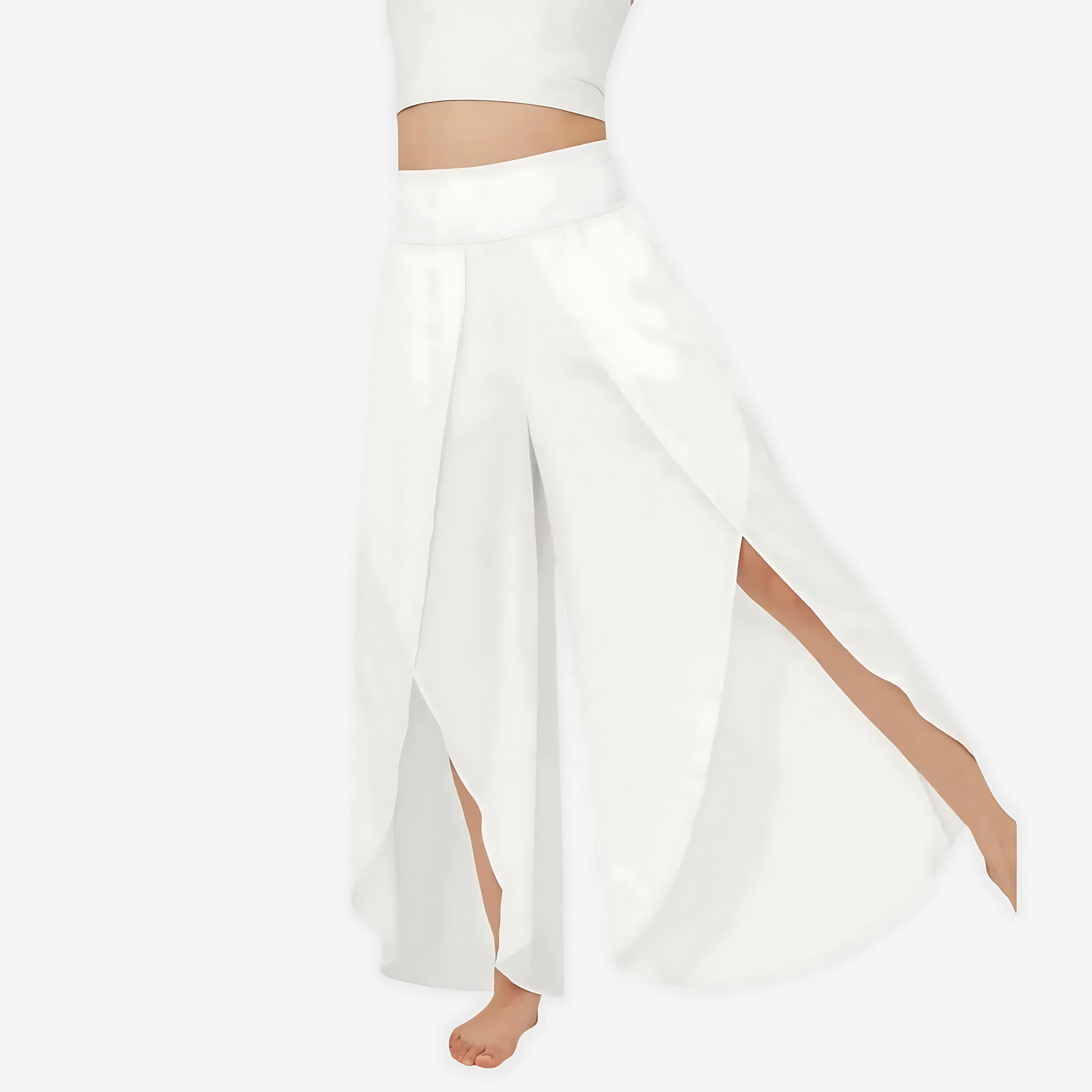 Veronica – Split Hem Wide Leg Palazzo Pants