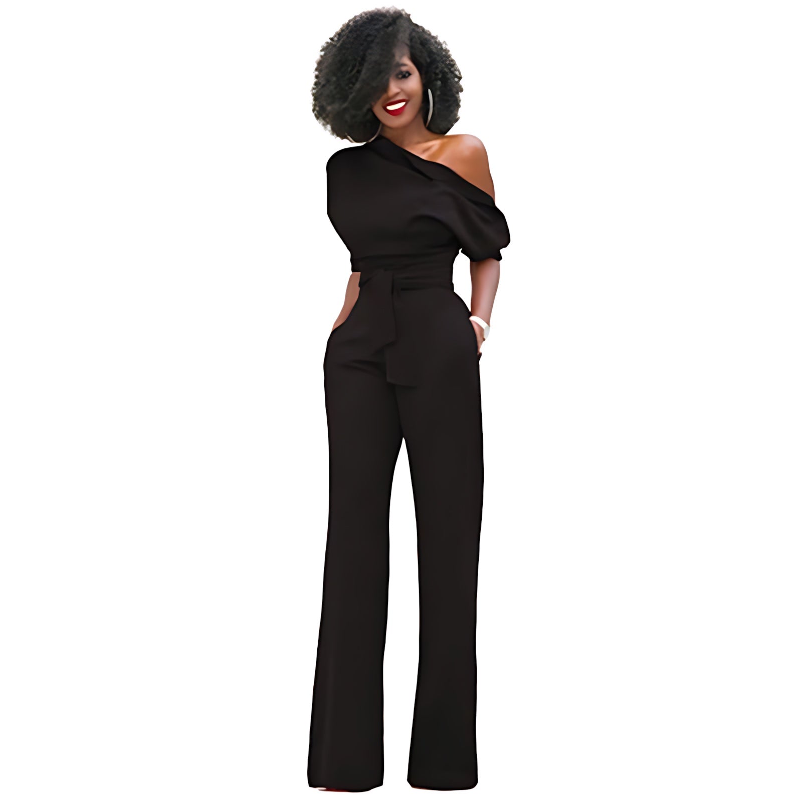 Violet – Off Shoulder Wide Leg Formal Jumpsuit