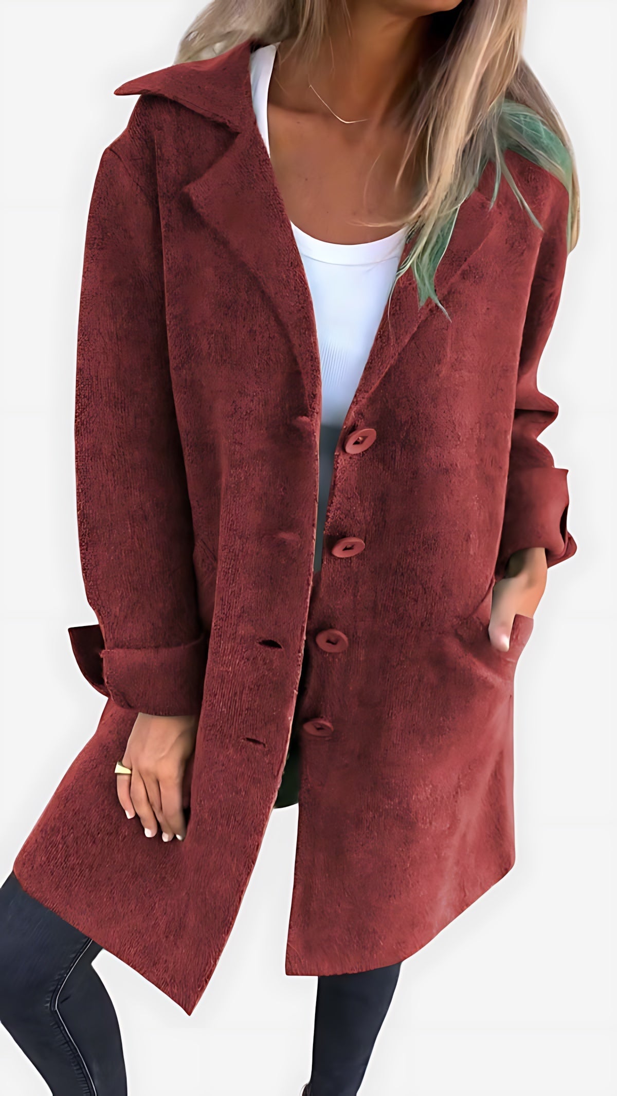 Vivian – Open Front Longline Blazer