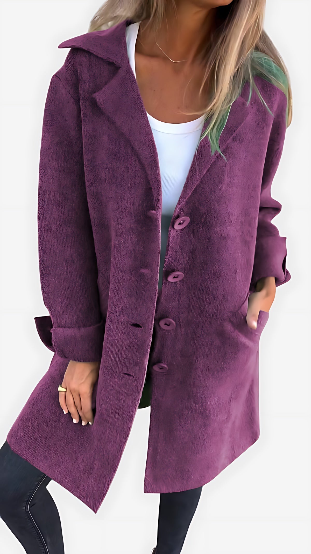 Vivian – Open Front Longline Blazer