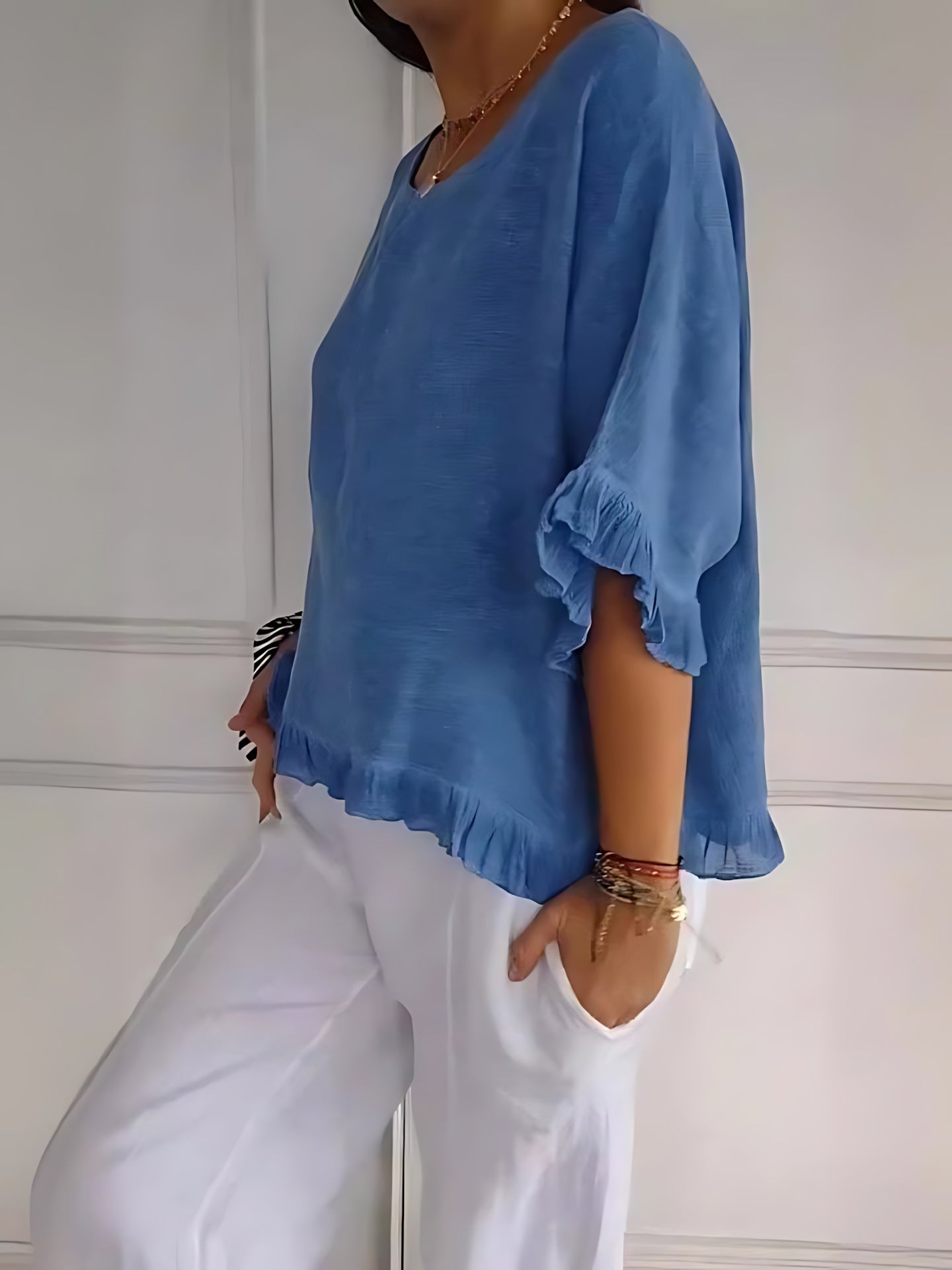 Wren – Crew Neck Relaxed Fit Blouse