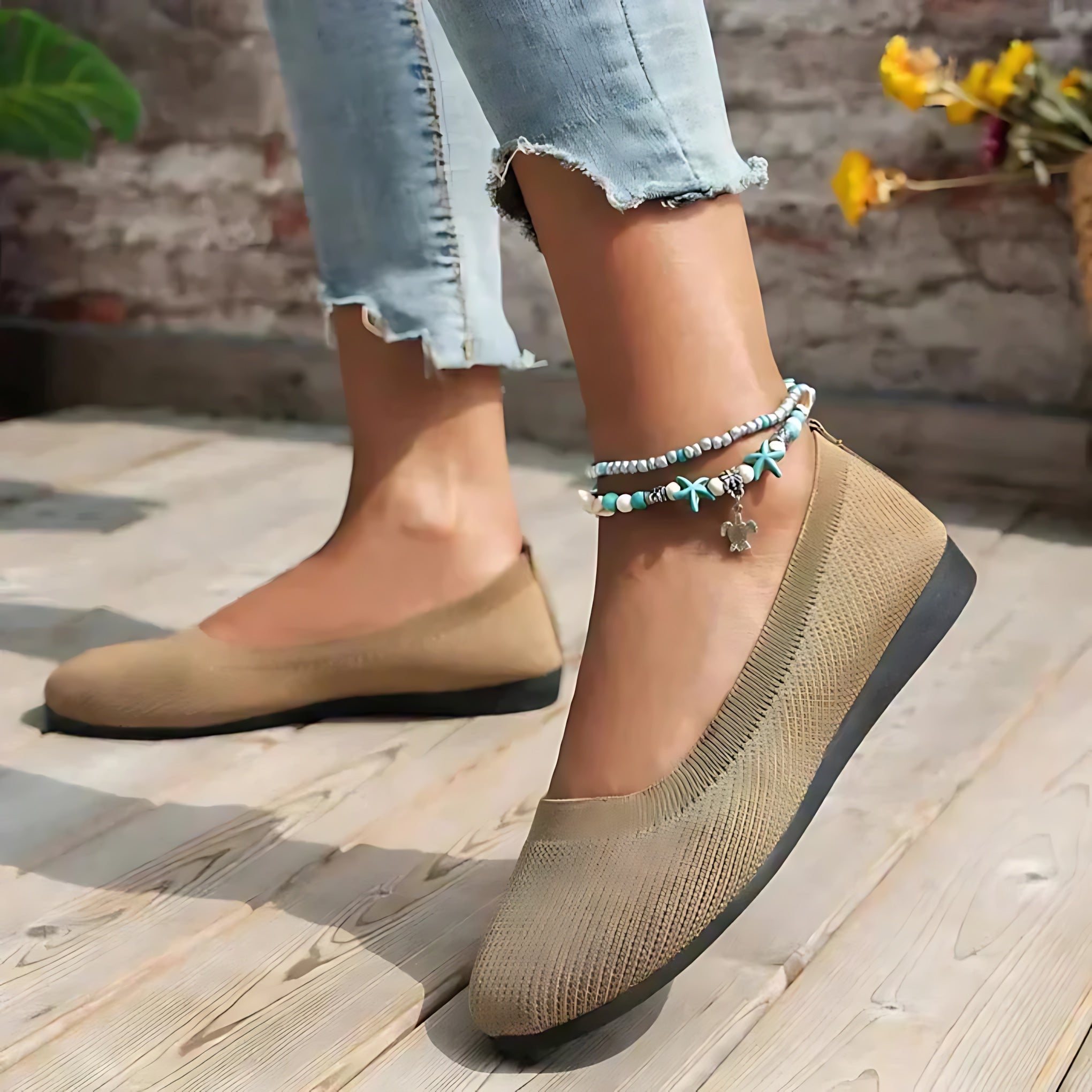 Ximena – Slip On Round Toe Ballet Flats