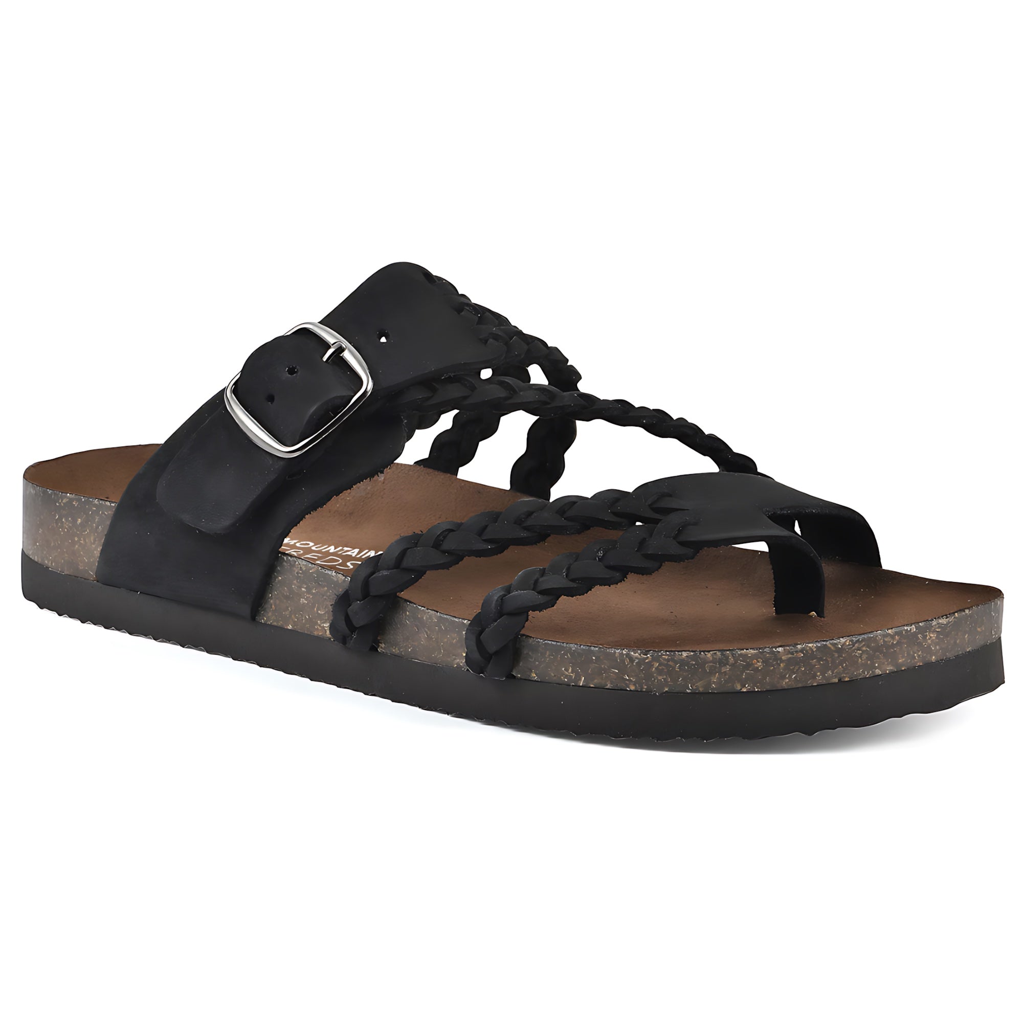 Zoe – Braided Flat Slide Sandals