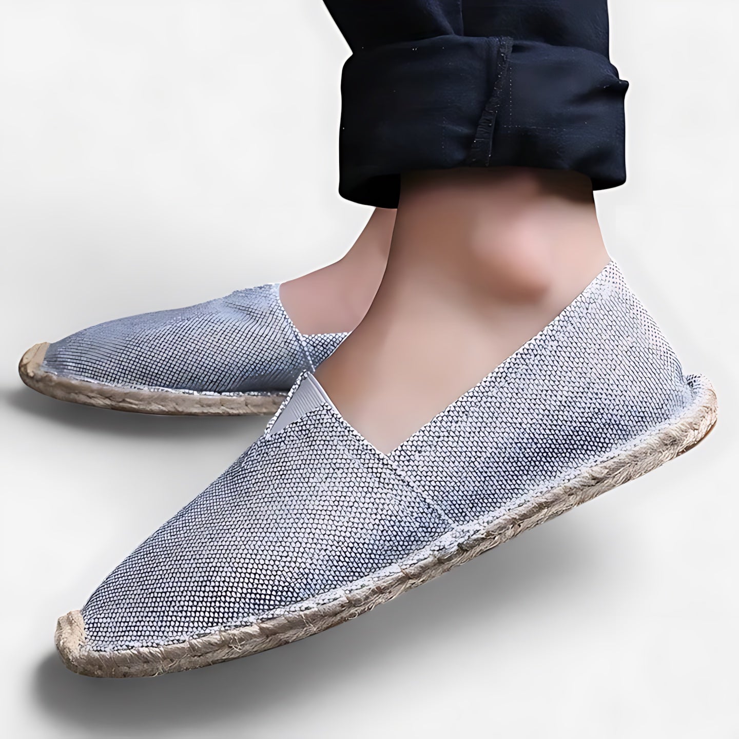 Zoe – Canvas Slip On Espadrille Flats